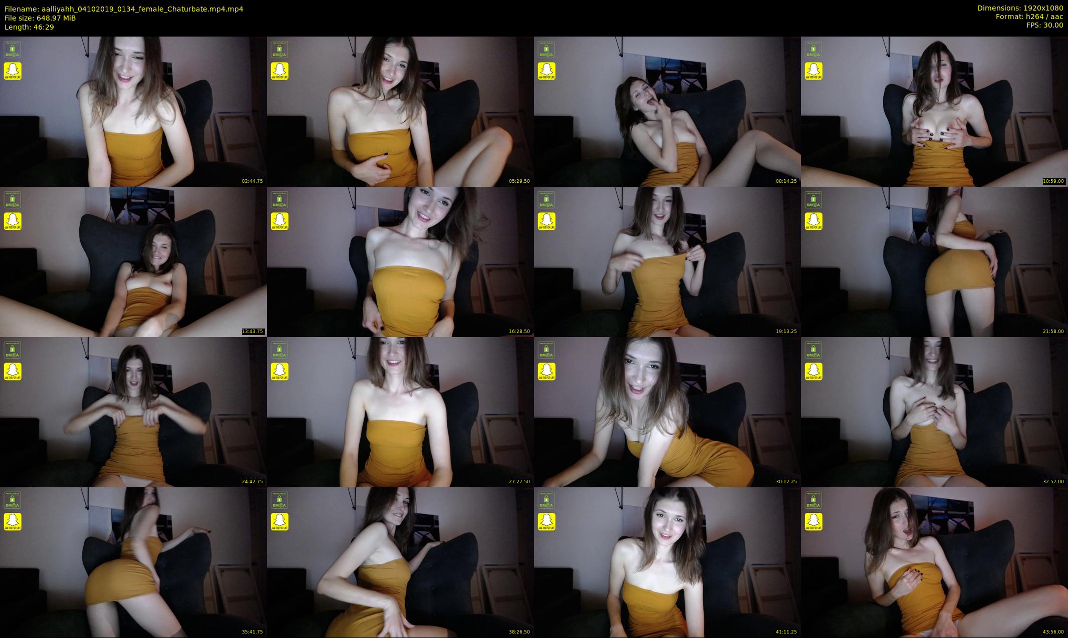 aalliyahh — 47 minute Chaturbate female cam show recording, 1080p, Oct 4, 2019