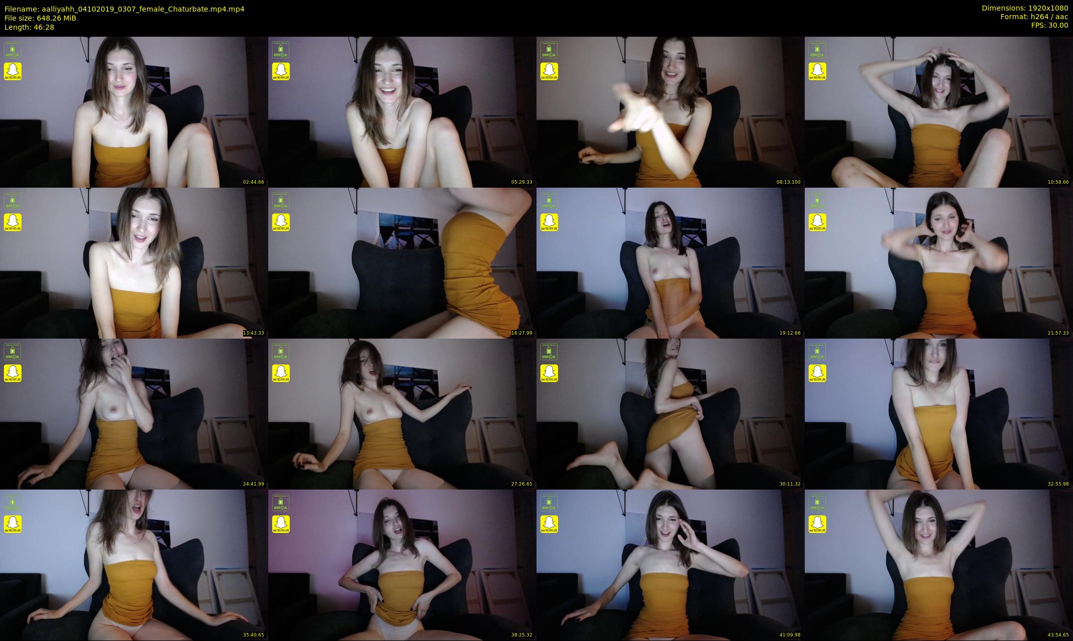aalliyahh — 47 minute Chaturbate female cam show recording, 1080p, Oct 4, 2019