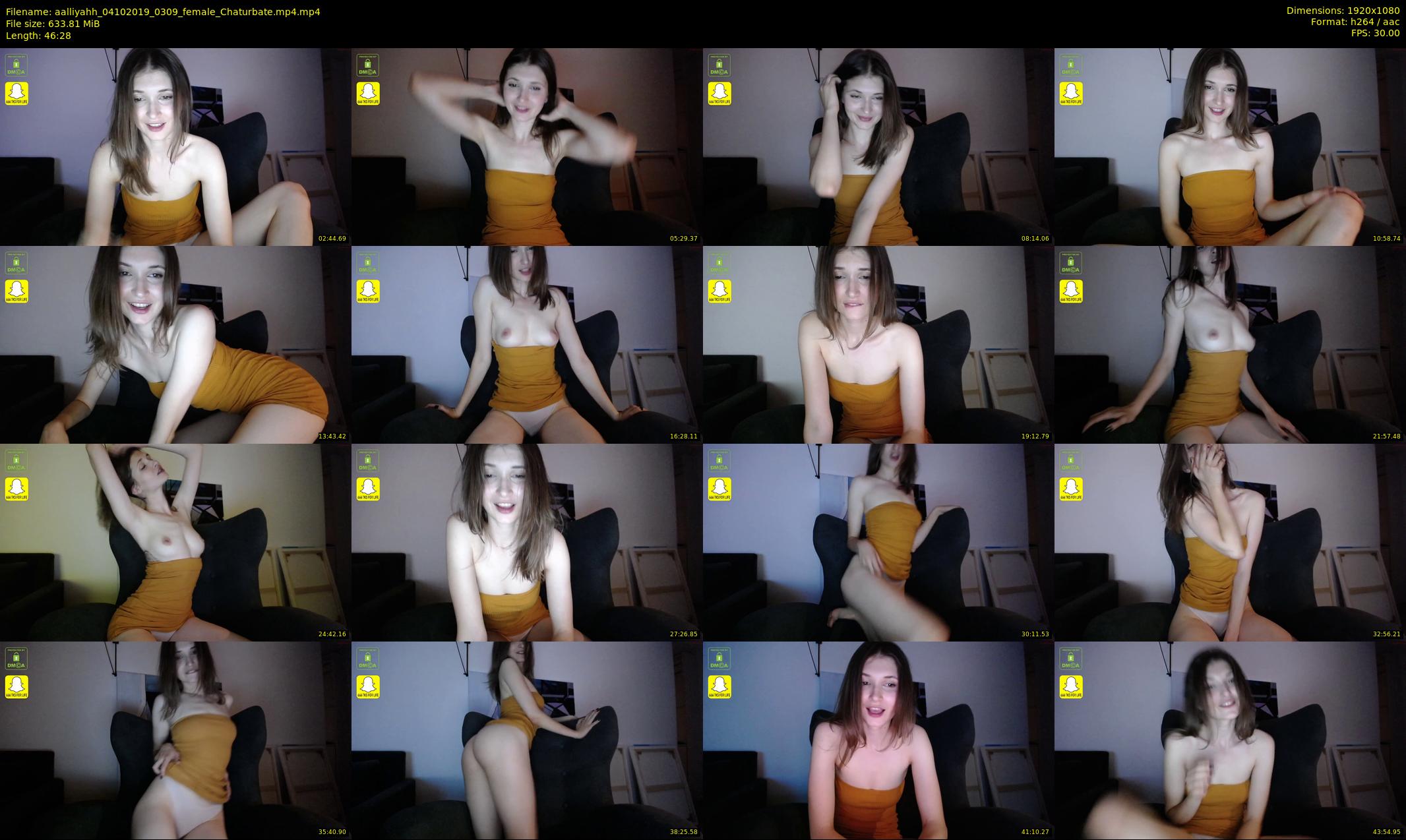 aalliyahh — 47 minute Chaturbate female cam show recording, 1080p, Oct 4, 2019