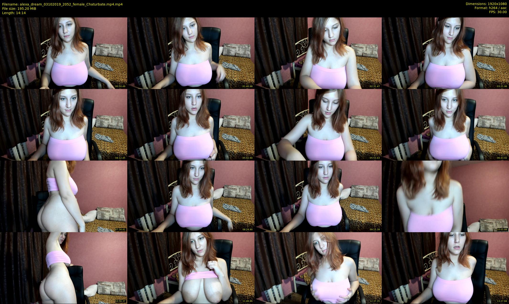 alexa_dream — 15 minute Chaturbate female cam show recording, 1080p, Oct 3, 2019