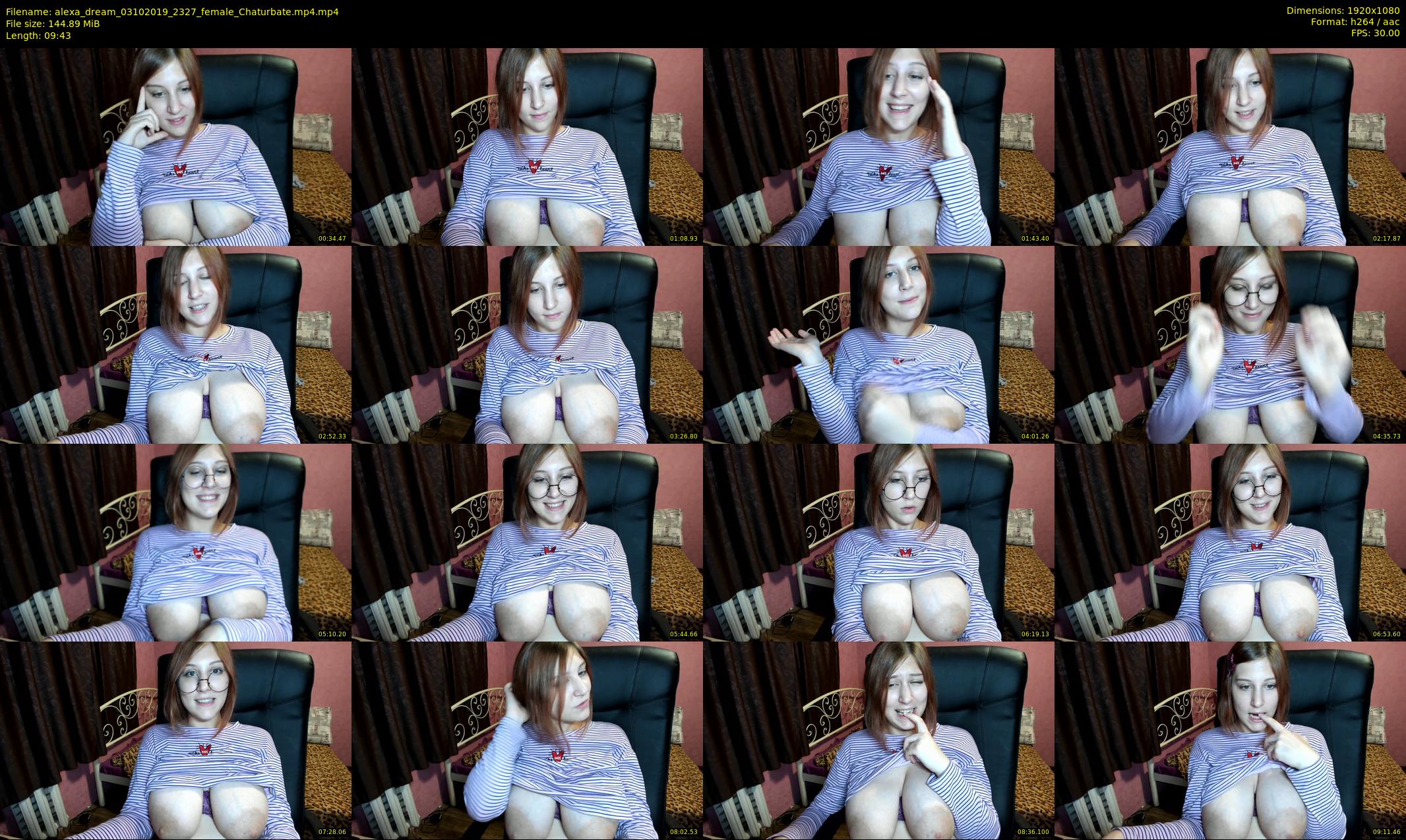 alexa_dream — 10 minute Chaturbate female cam show recording, 1080p, Oct 3, 2019