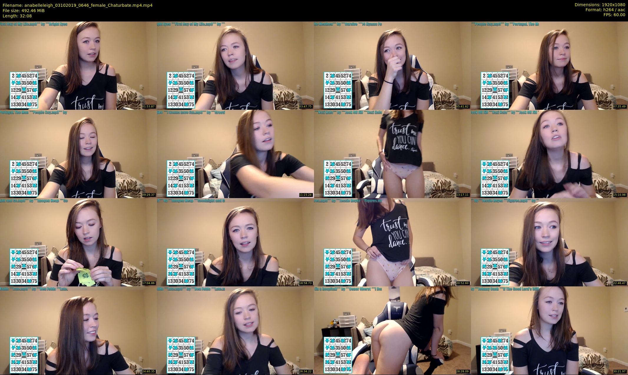 anabelleleigh — 33 minute Chaturbate female cam show recording, 1080p, Oct 3, 2019