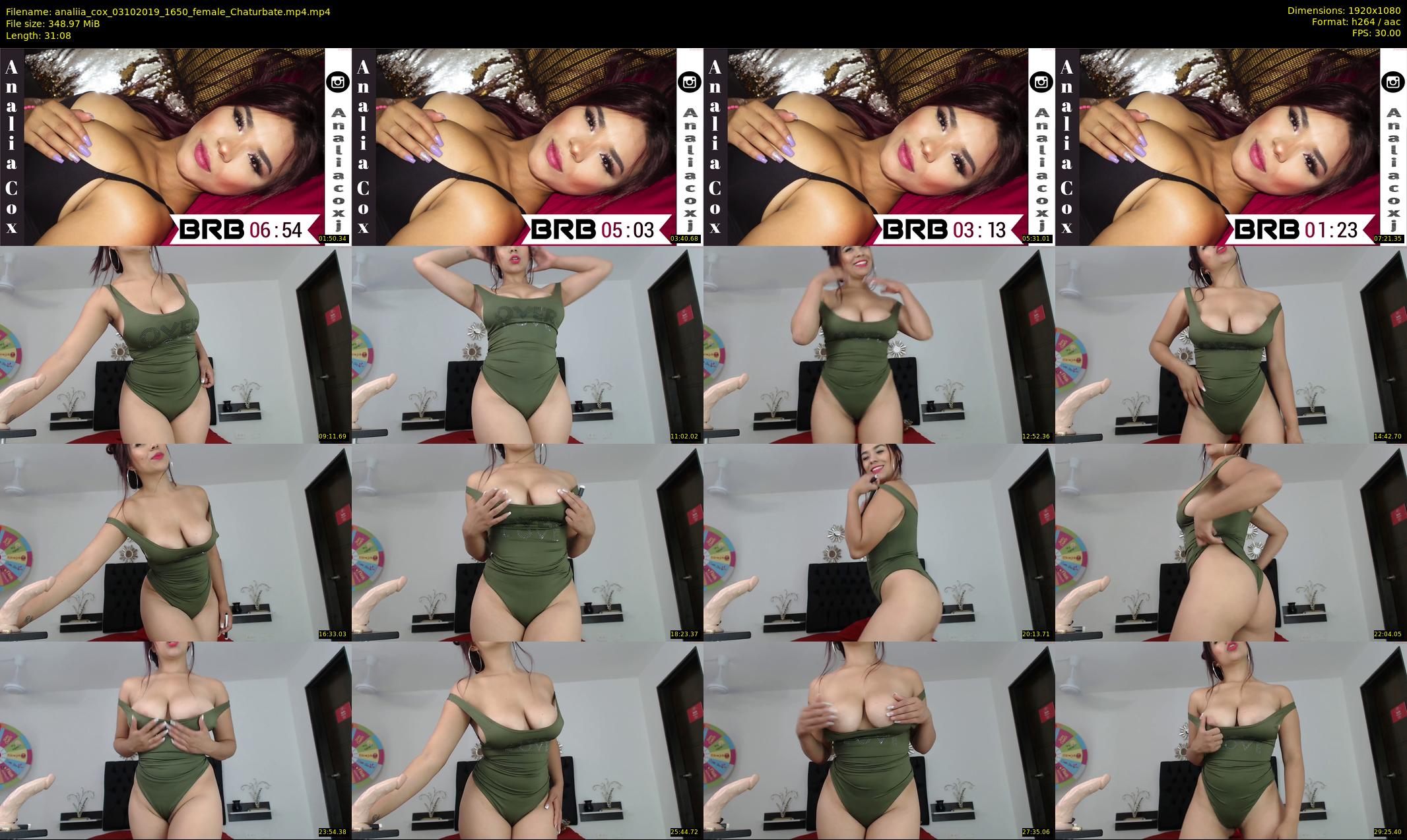 analiia_cox — 32 minute Chaturbate female cam show recording, 1080p, Oct 3, 2019