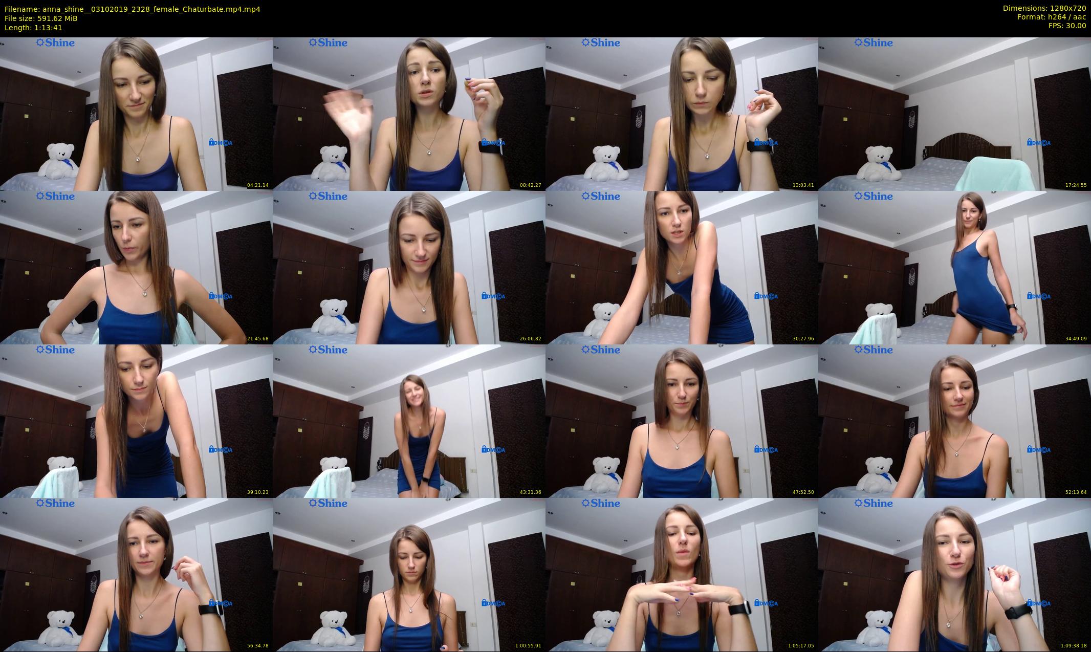 anna_shine_ — 74 minute Chaturbate female cam show recording, 720p, Oct 3, 2019