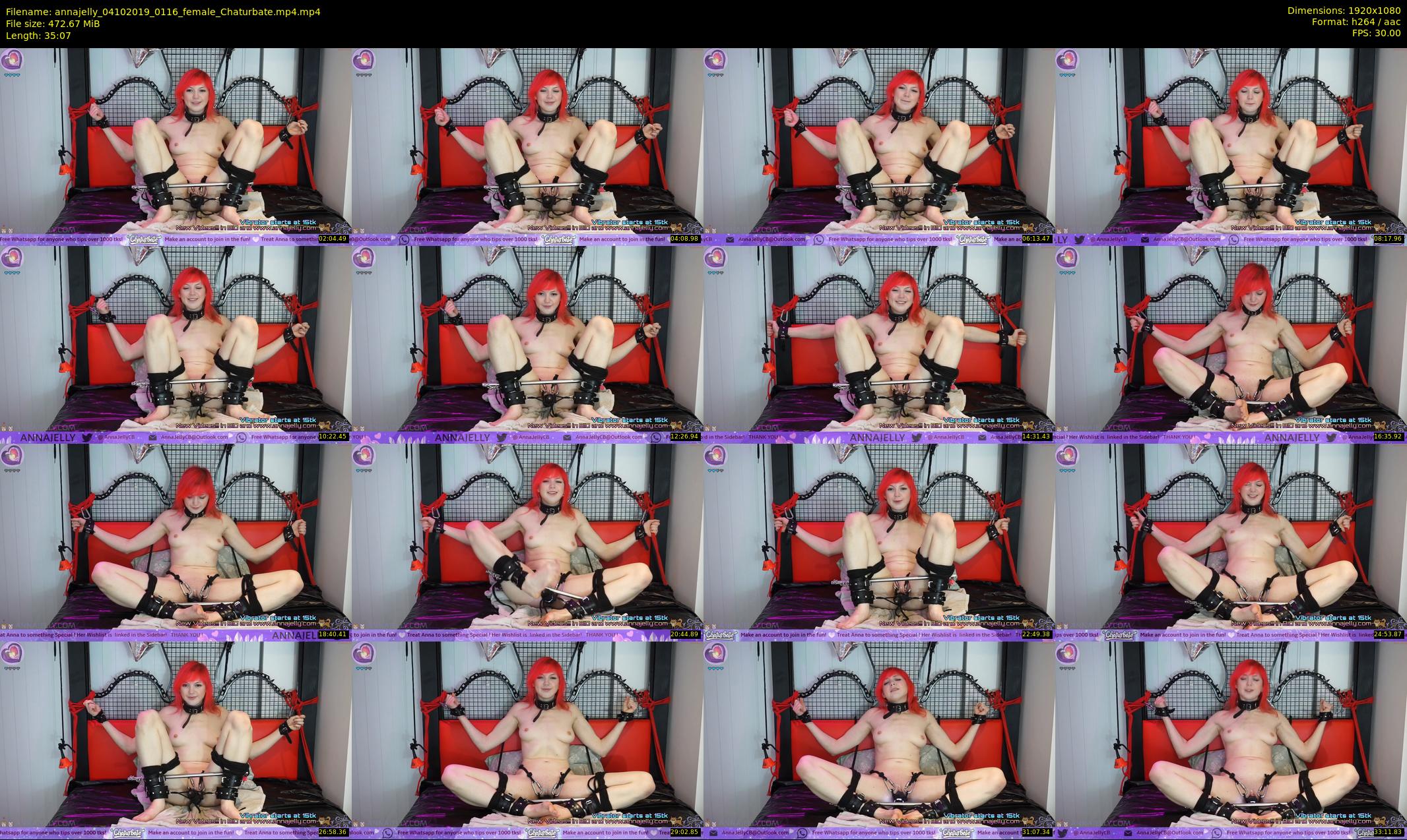 annajelly — 36 minute Chaturbate couple cam show recording, 1080p, Oct 4, 2019