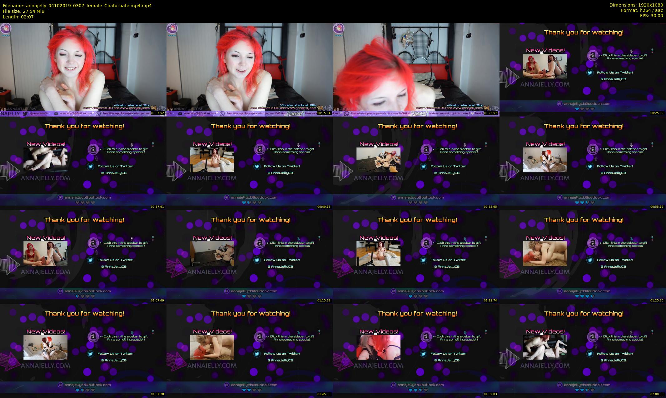 annajelly — 3 minute Chaturbate couple cam show recording, 1080p, Oct 4, 2019