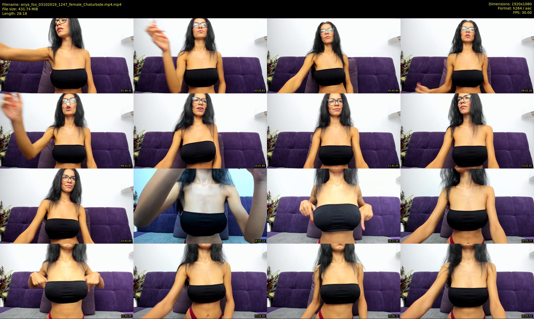 anya_fox — 29 minute Chaturbate female cam show recording, 1080p, Oct 3, 2019