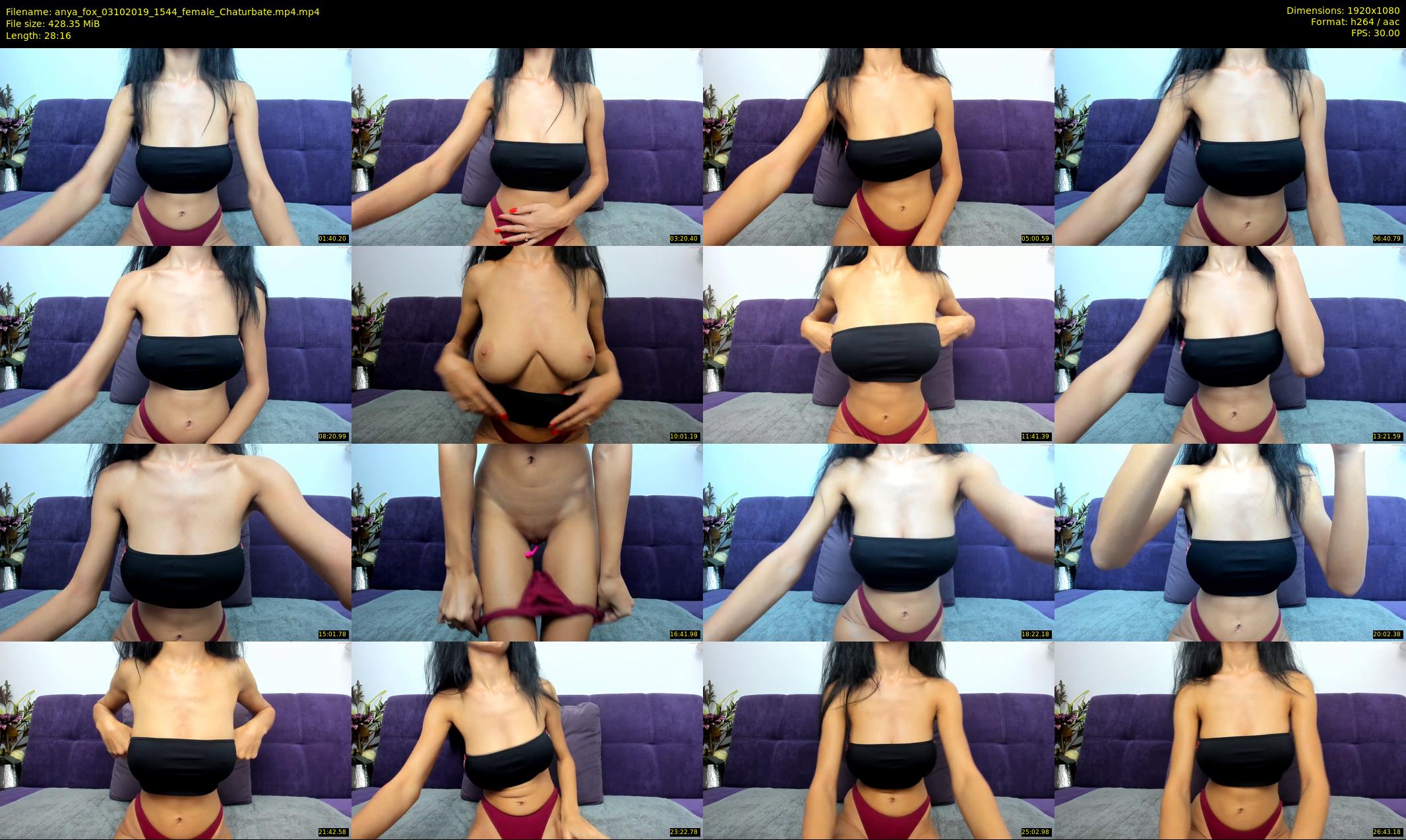 anya_fox — 29 minute Chaturbate female cam show recording, 1080p, Oct 3, 2019