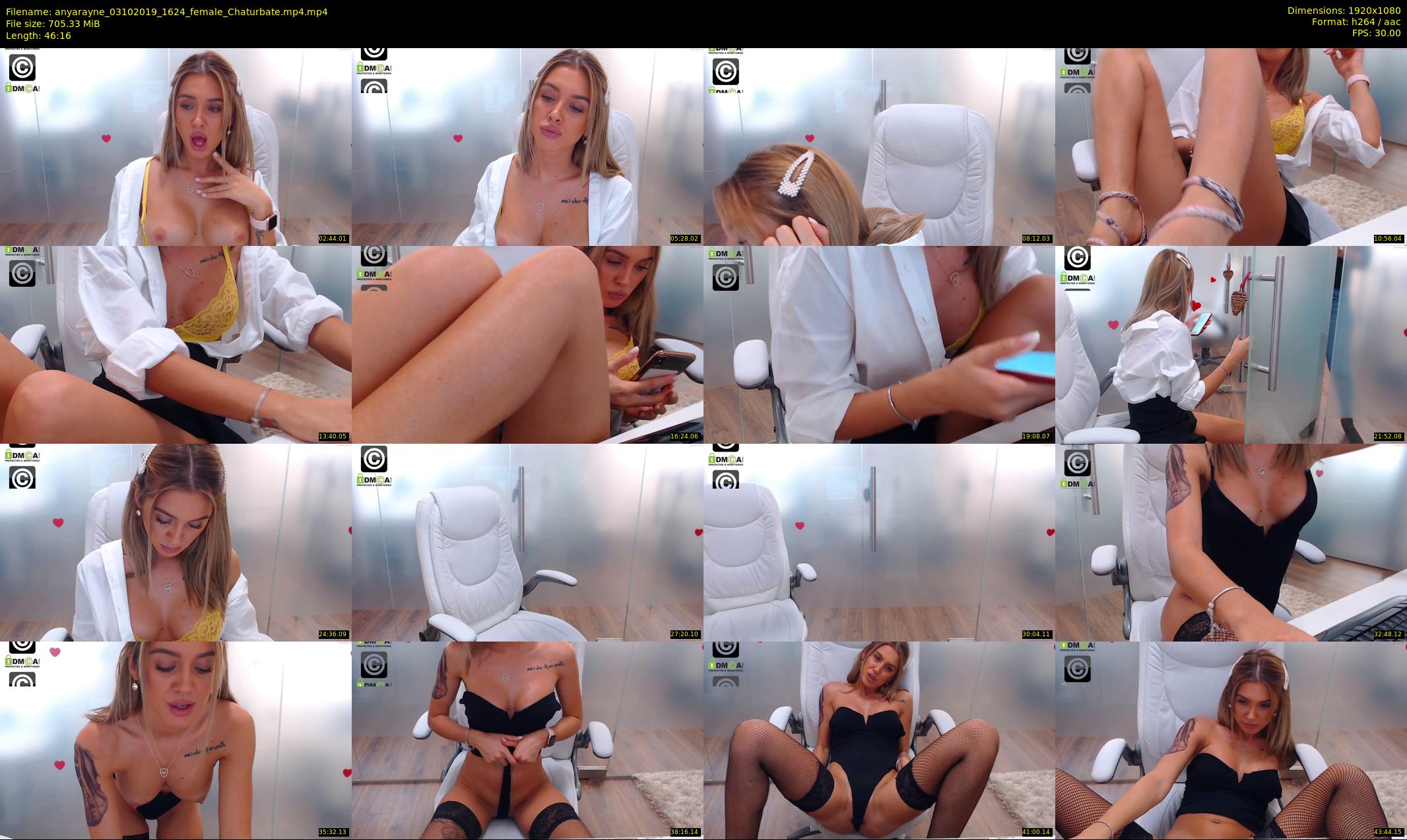 anyarayne — 47 minute Chaturbate female cam show recording, 1080p, Oct 3, 2019