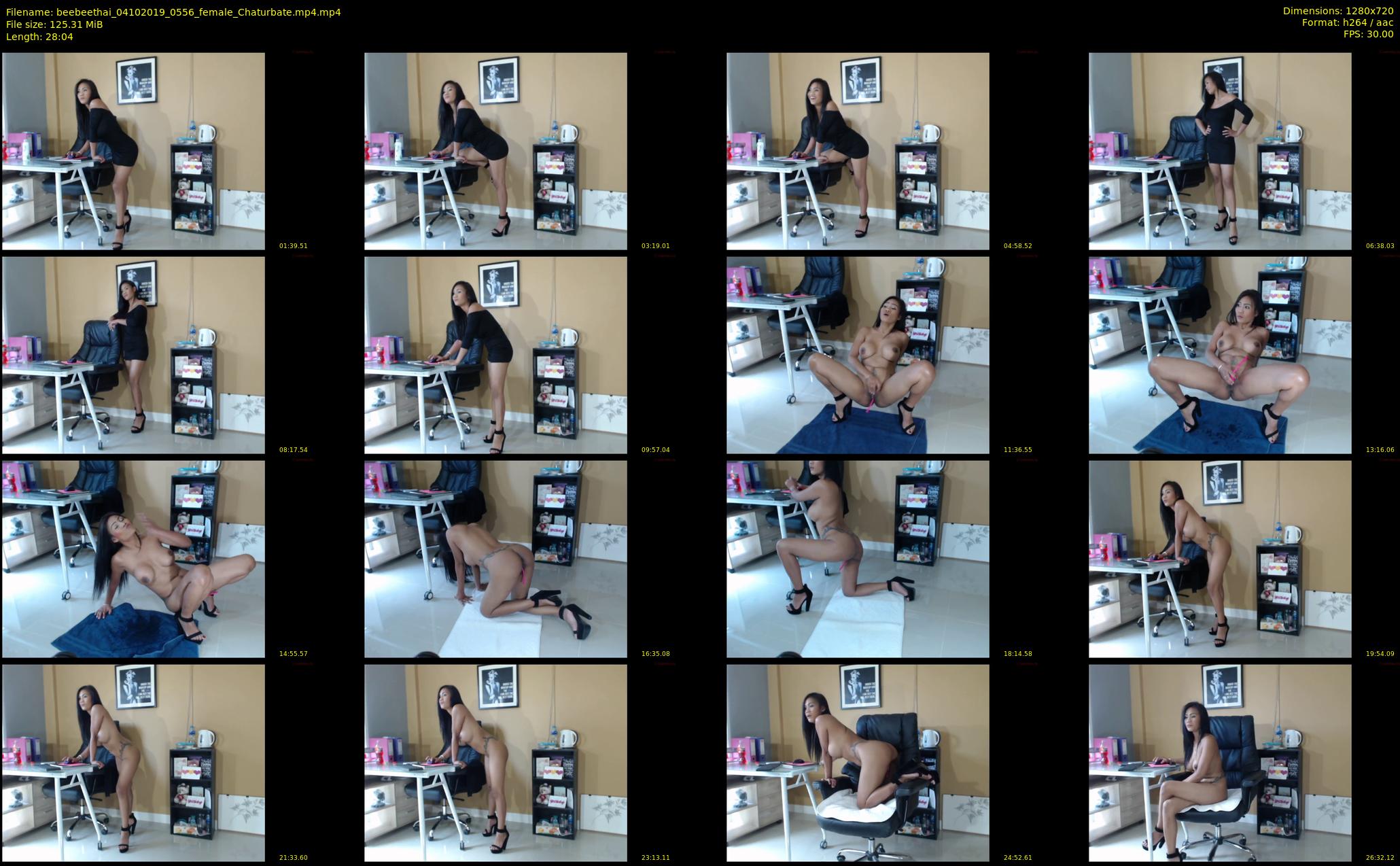 beebeethai — 29 minute Chaturbate female cam show recording, 720p, Oct 4, 2019