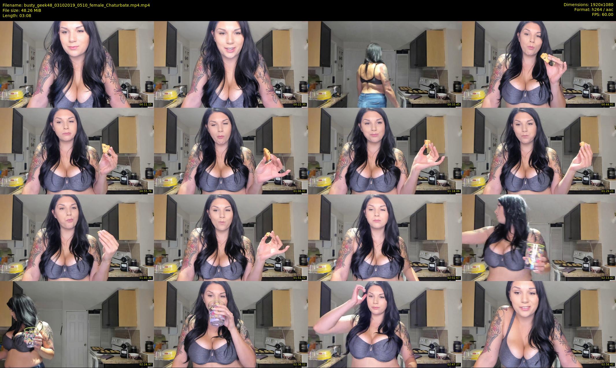 busty_geek48 — 4 minute Chaturbate female cam show recording, 1080p, Oct 3, 2019