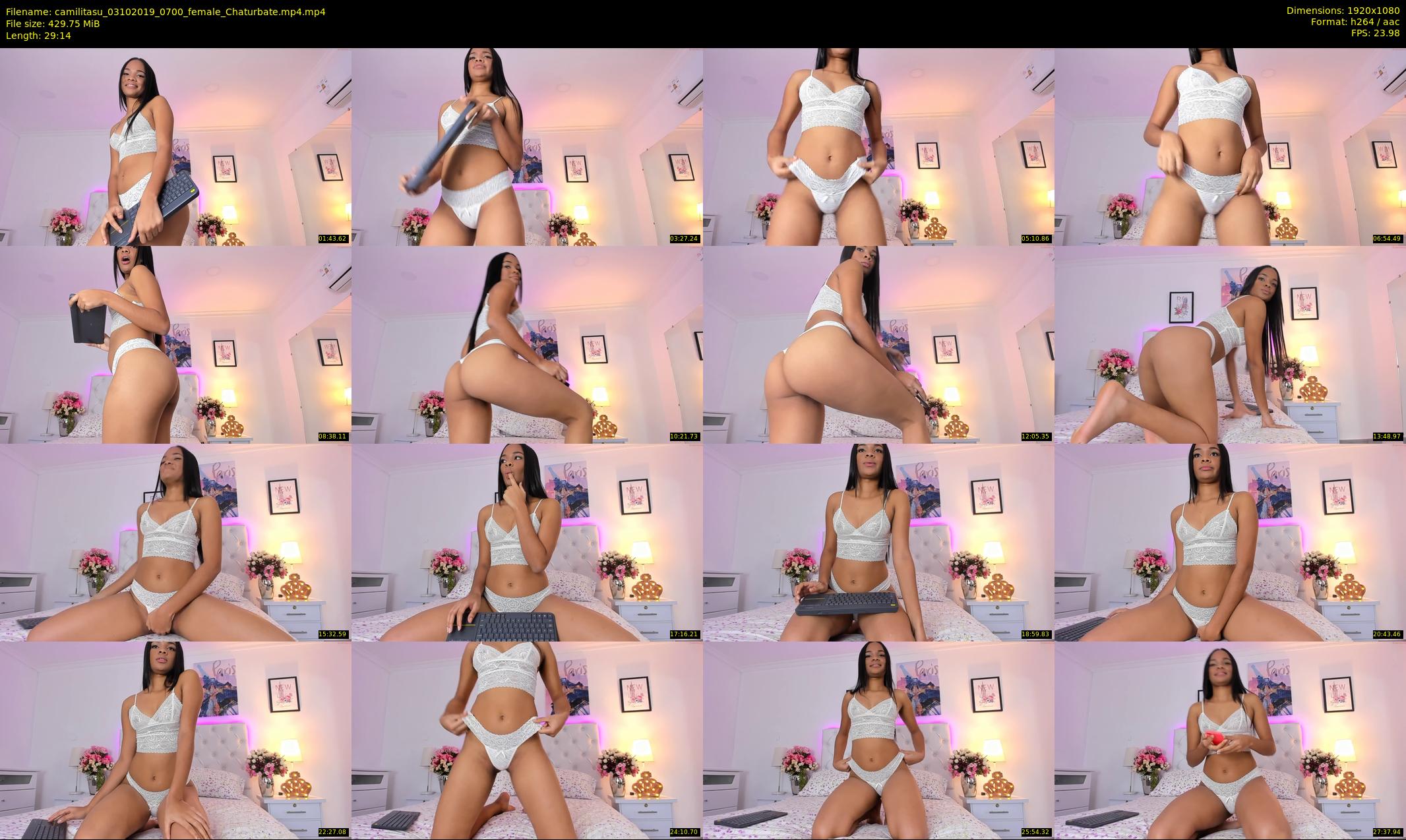 camilitasu — 30 minute Chaturbate female cam show recording, 1080p, Oct 3, 2019