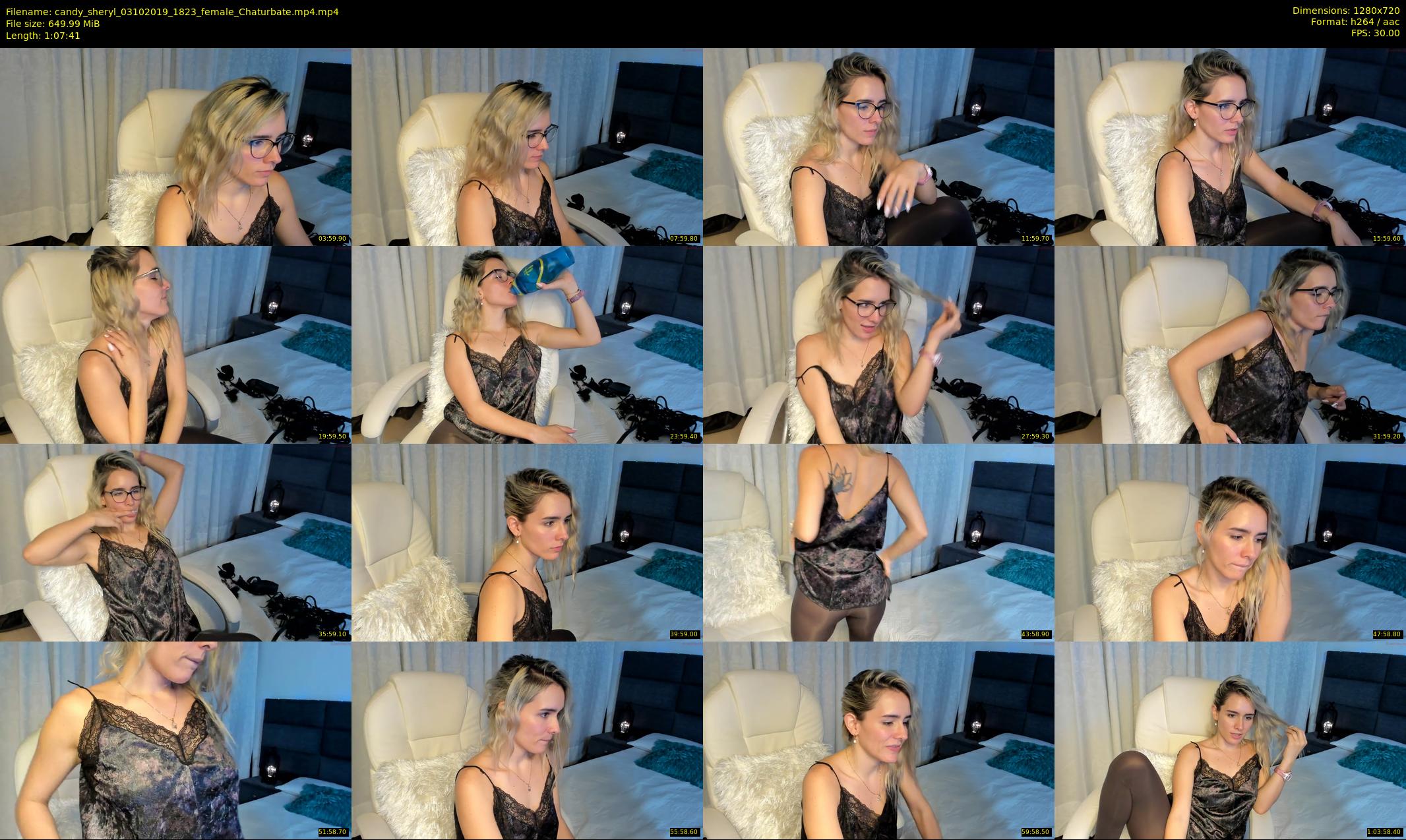 candy_sheryl — 68 minute Chaturbate female cam show recording, 720p, Oct 3, 2019