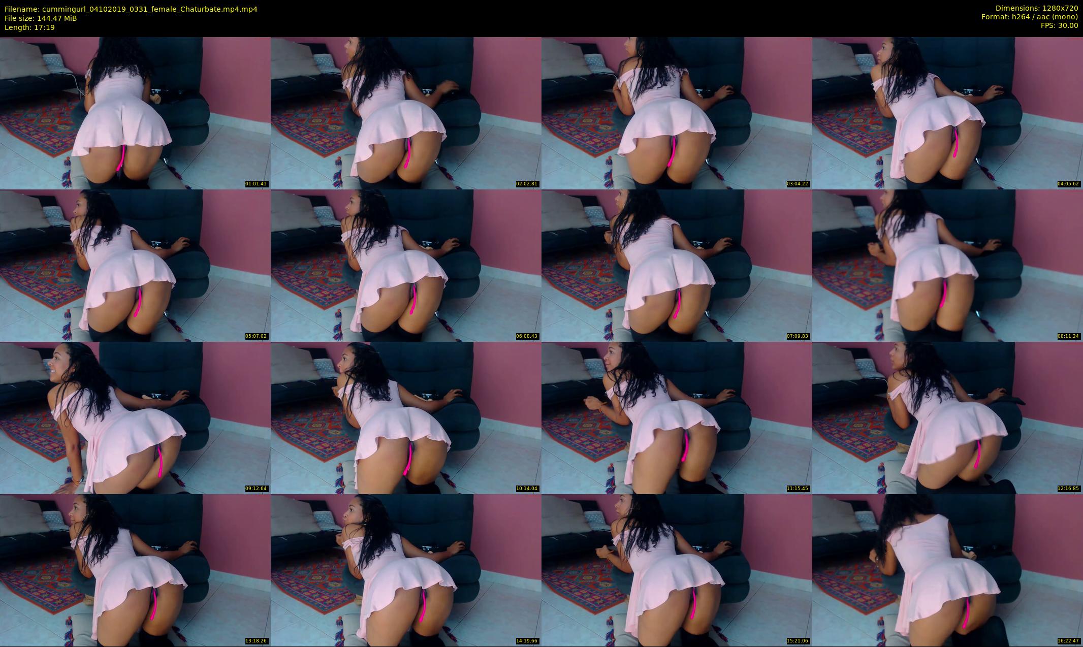 cummingurl — 18 minute Chaturbate couple cam show recording, 720p, Oct 4, 2019
