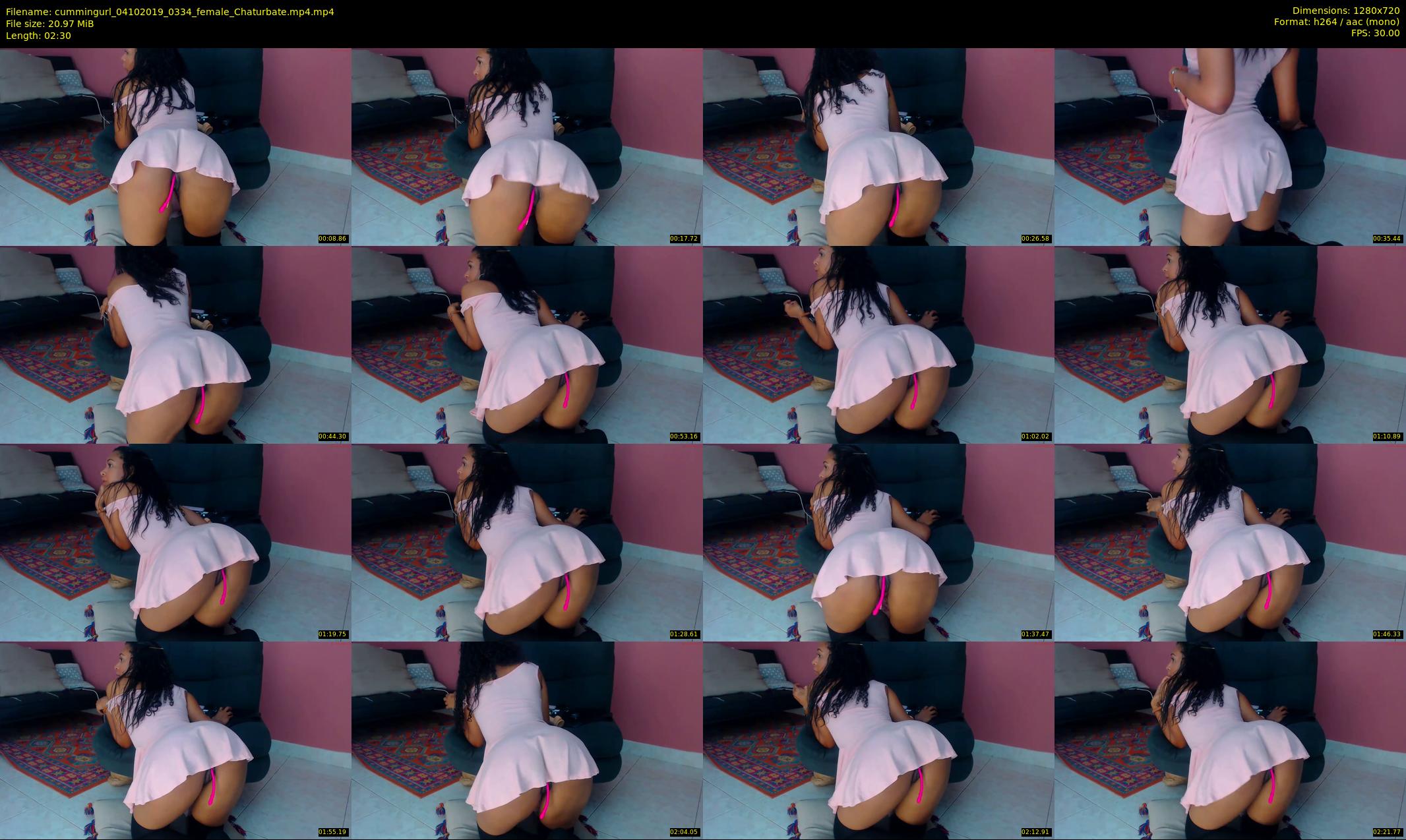 cummingurl — 3 minute Chaturbate couple cam show recording, 720p, Oct 4, 2019