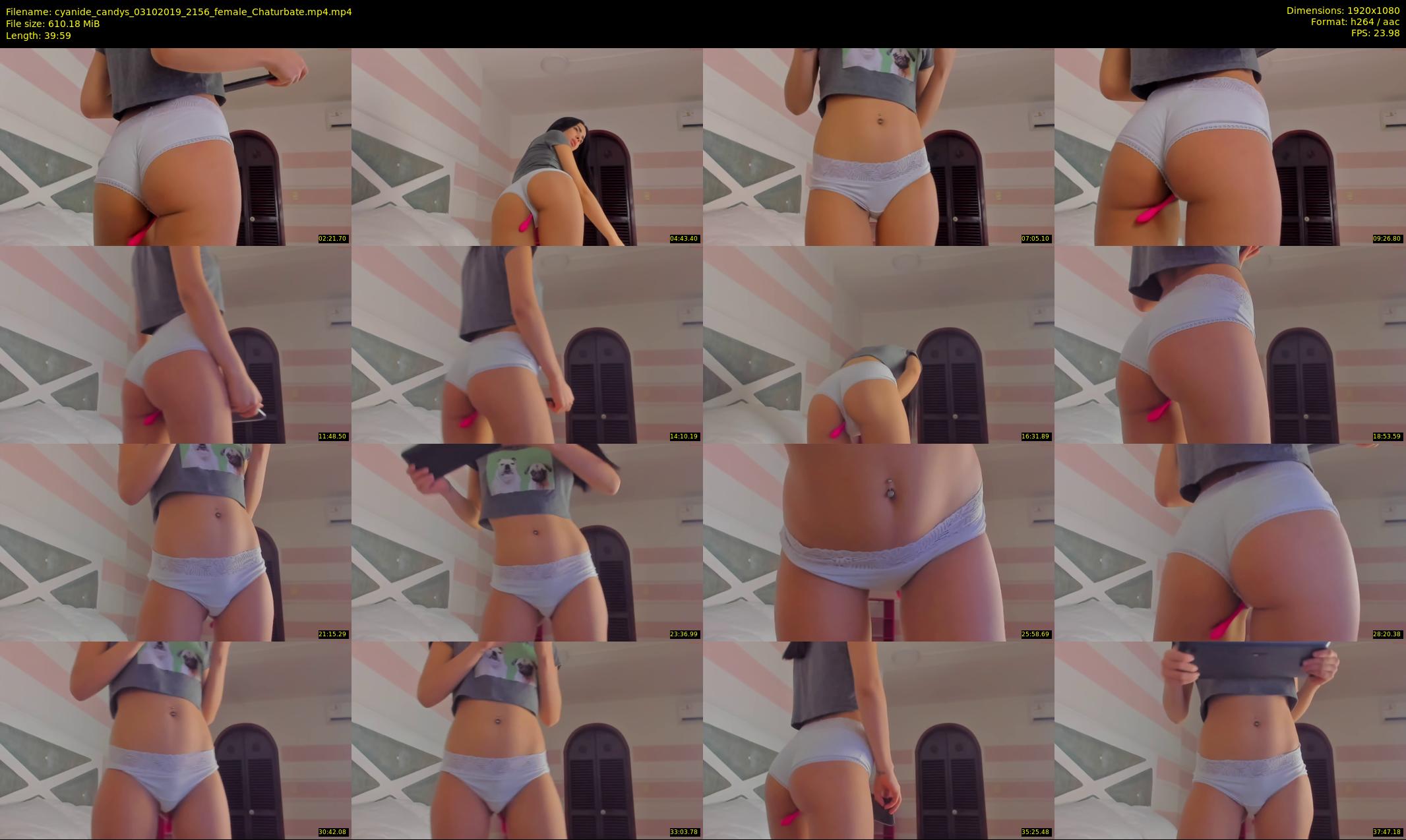 cyanide_candys — 40 minute Chaturbate female cam show recording, 1080p, Oct 3, 2019