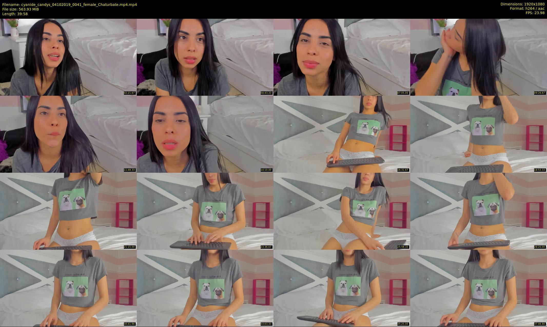 cyanide_candys — 40 minute Chaturbate female cam show recording, 1080p, Oct 4, 2019