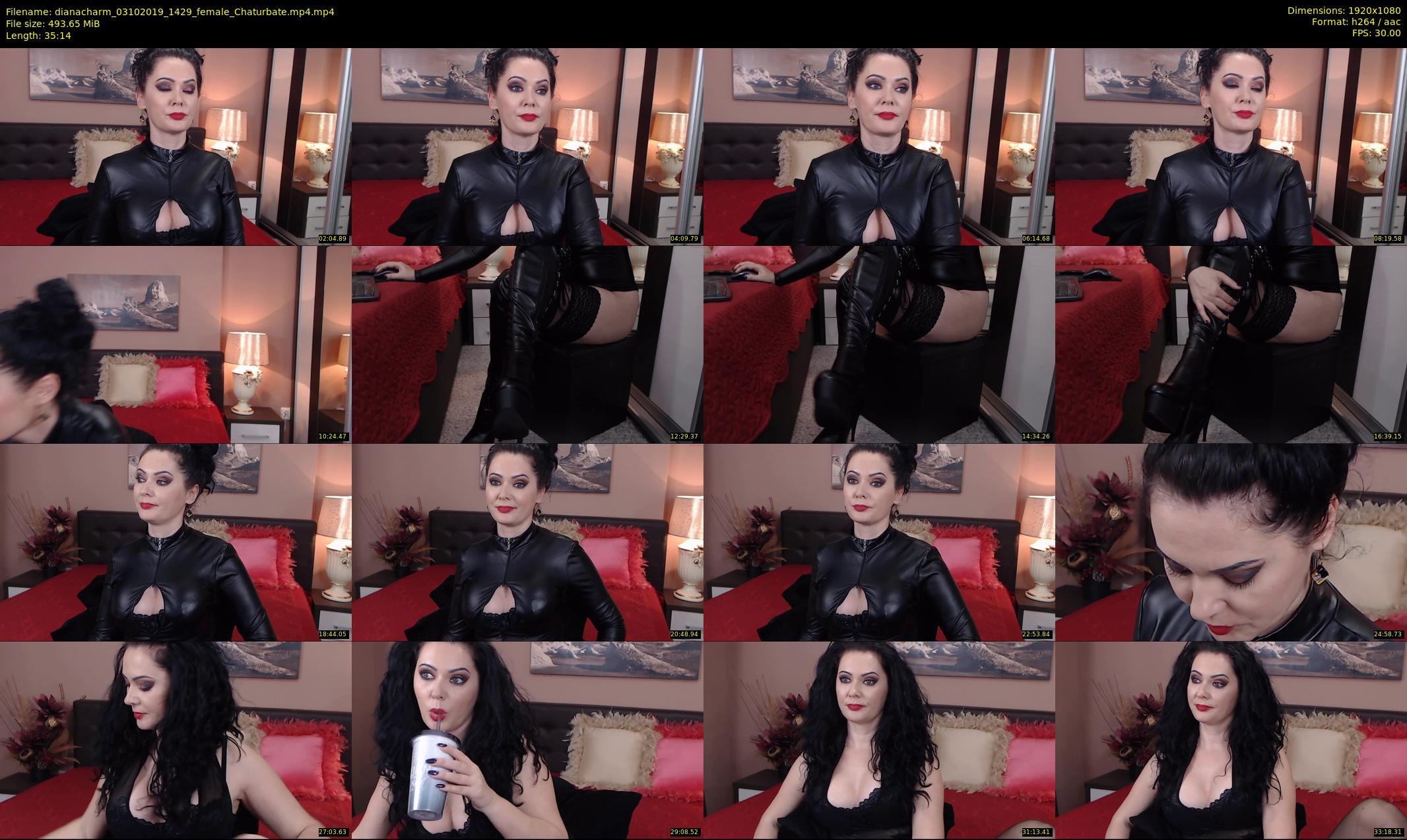 dianacharm — 36 minute Chaturbate female cam show recording, 1080p, Oct 3, 2019