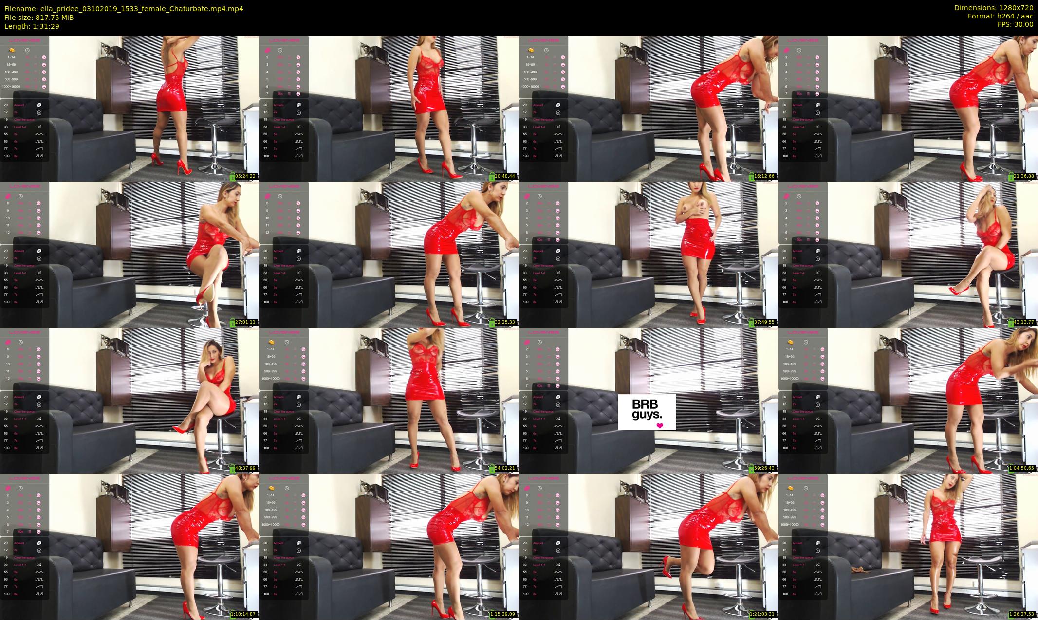 ella_pridee — 92 minute Chaturbate female cam show recording, 720p, Oct 3, 2019