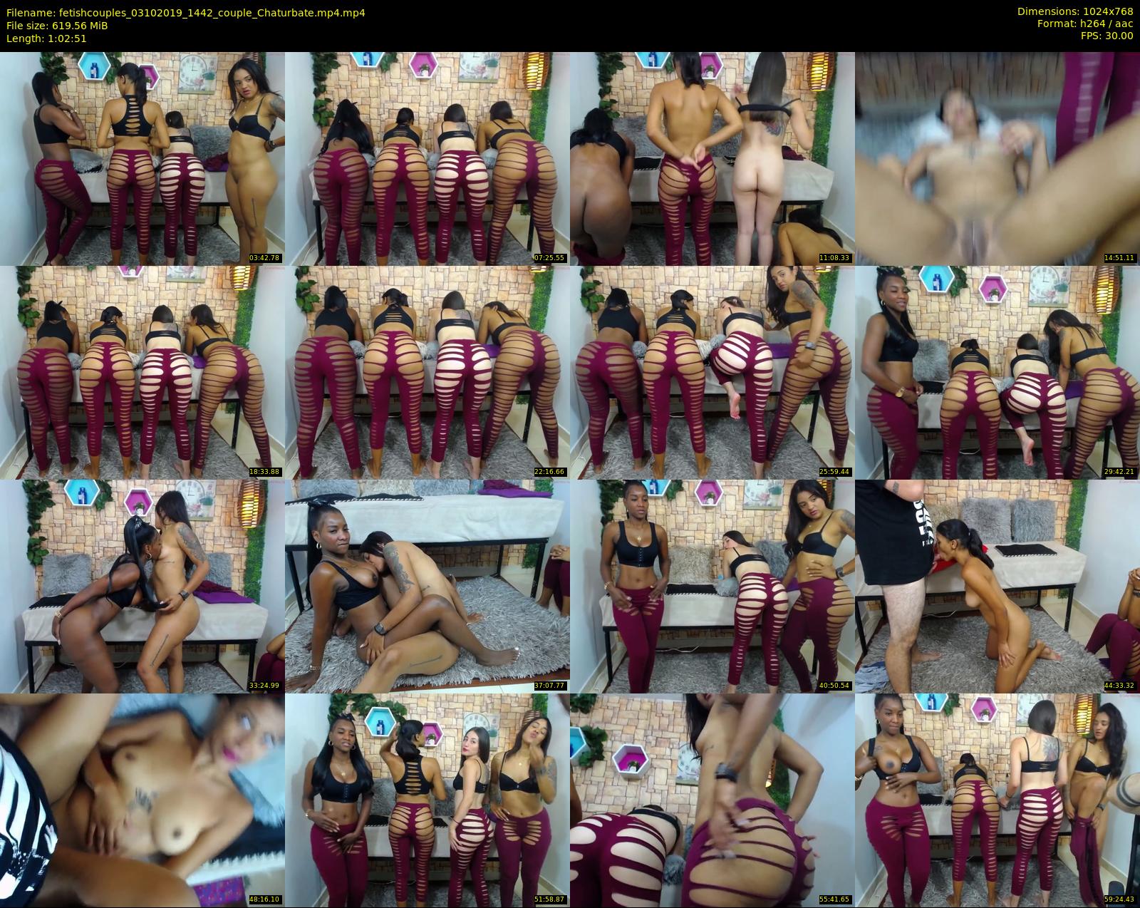 fetishcouples — 63 minute Chaturbate couple cam show recording, 720p, Oct 3, 2019