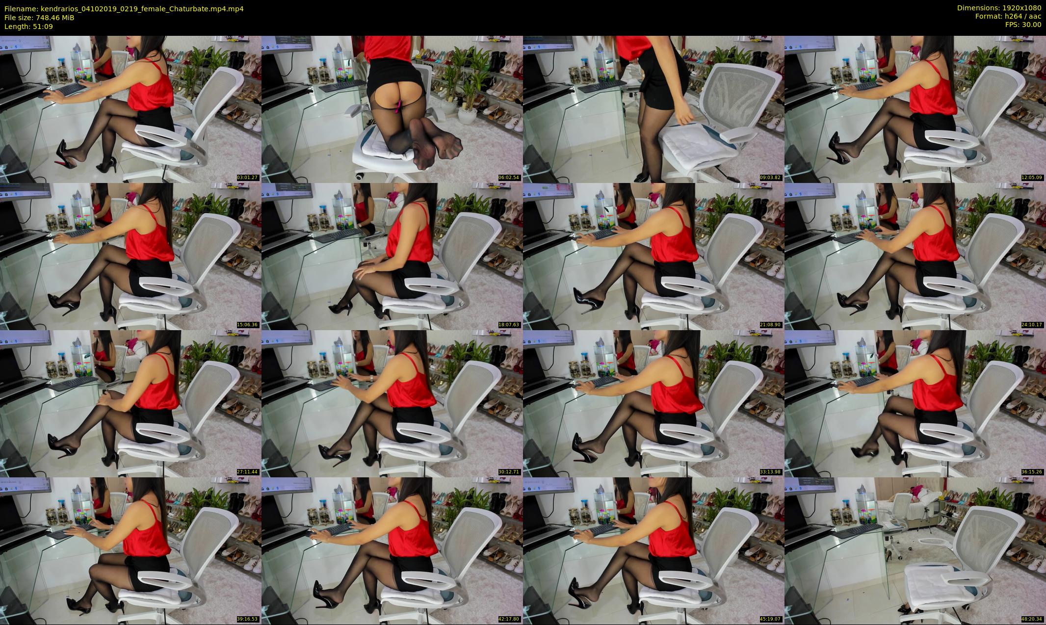 kendrarios — 52 minute Chaturbate female cam show recording, 1080p, Oct 4, 2019