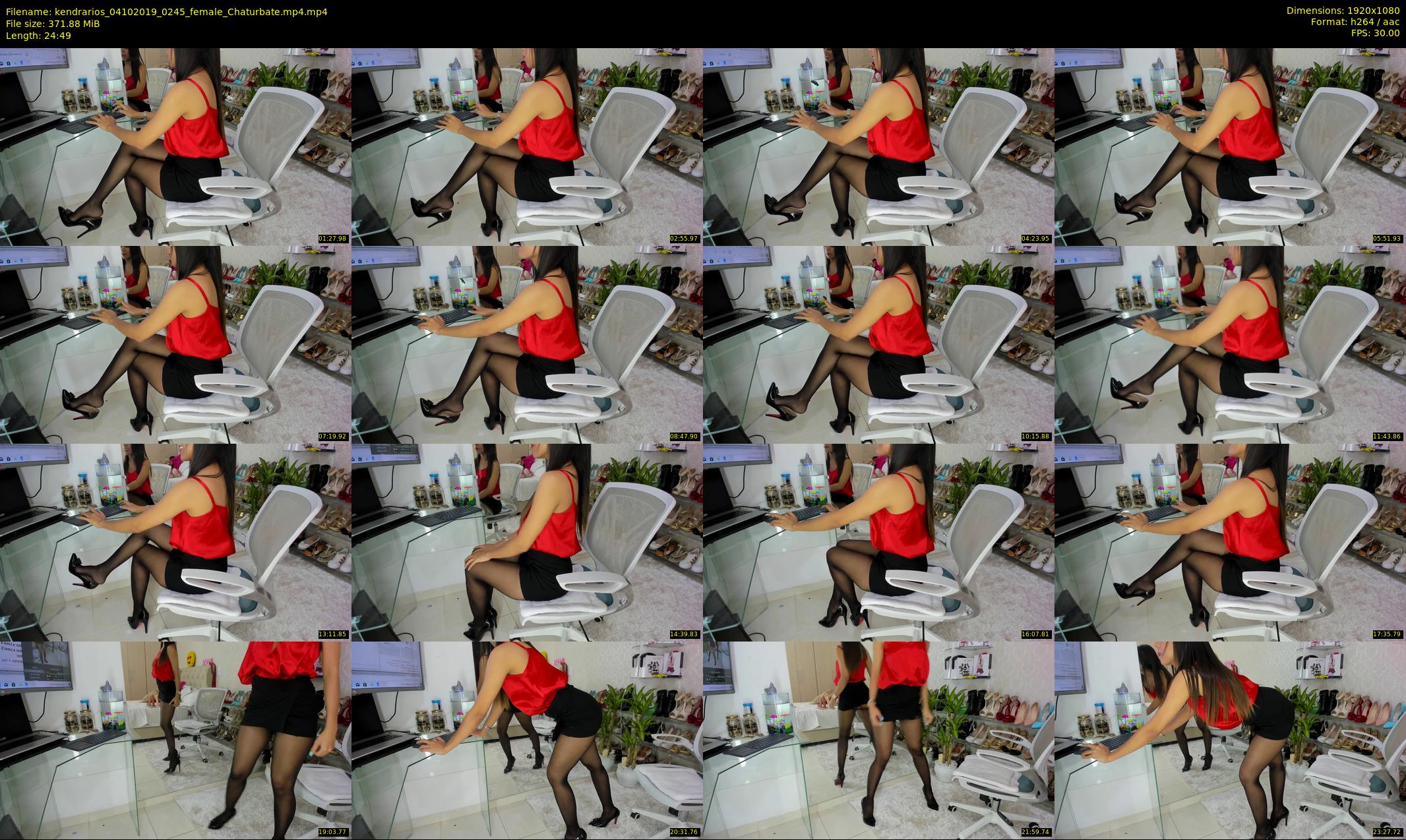kendrarios — 25 minute Chaturbate female cam show recording, 1080p, Oct 4, 2019