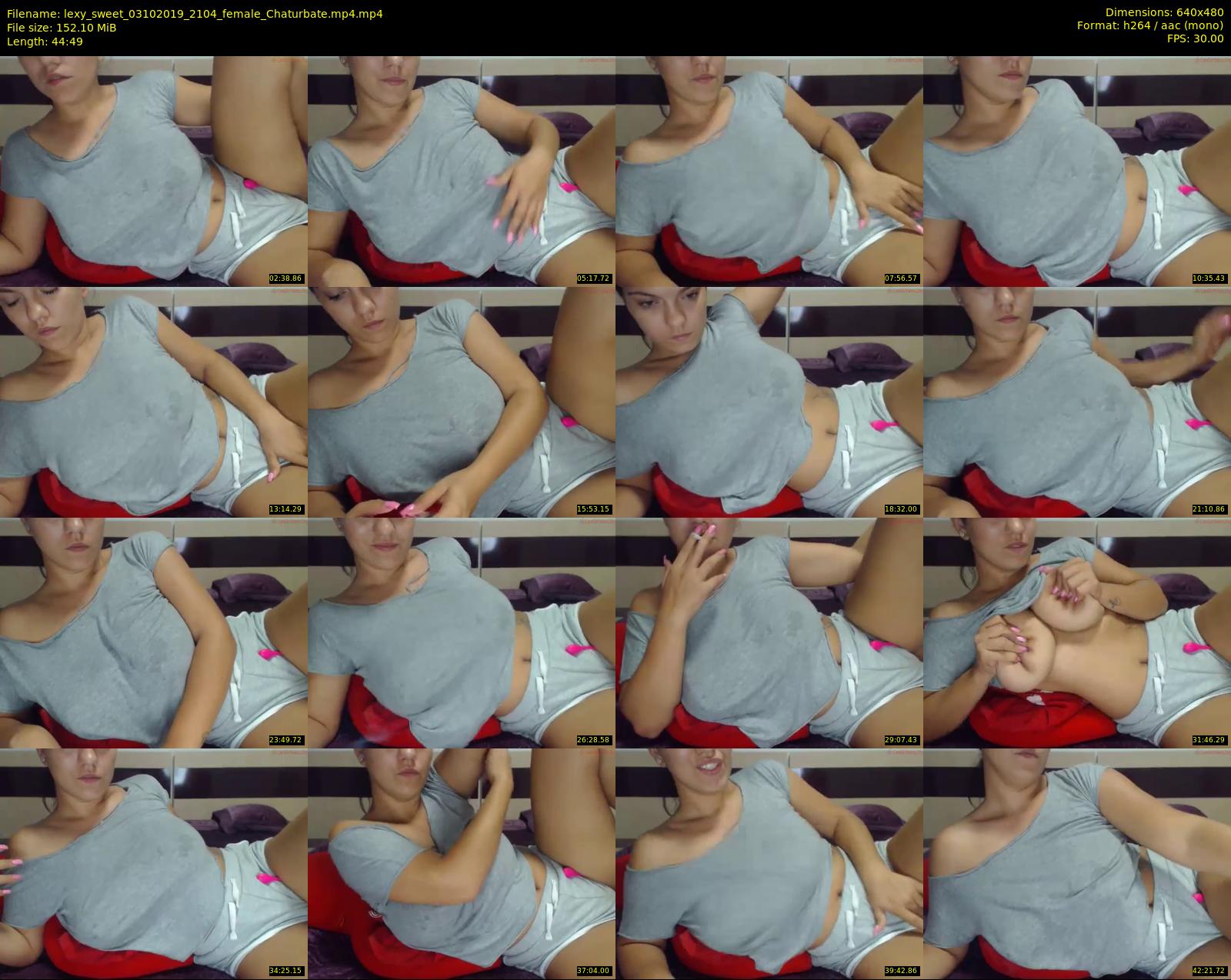 lexy_sweet — 45 minute Chaturbate female cam show recording, 480p, Oct 3, 2019