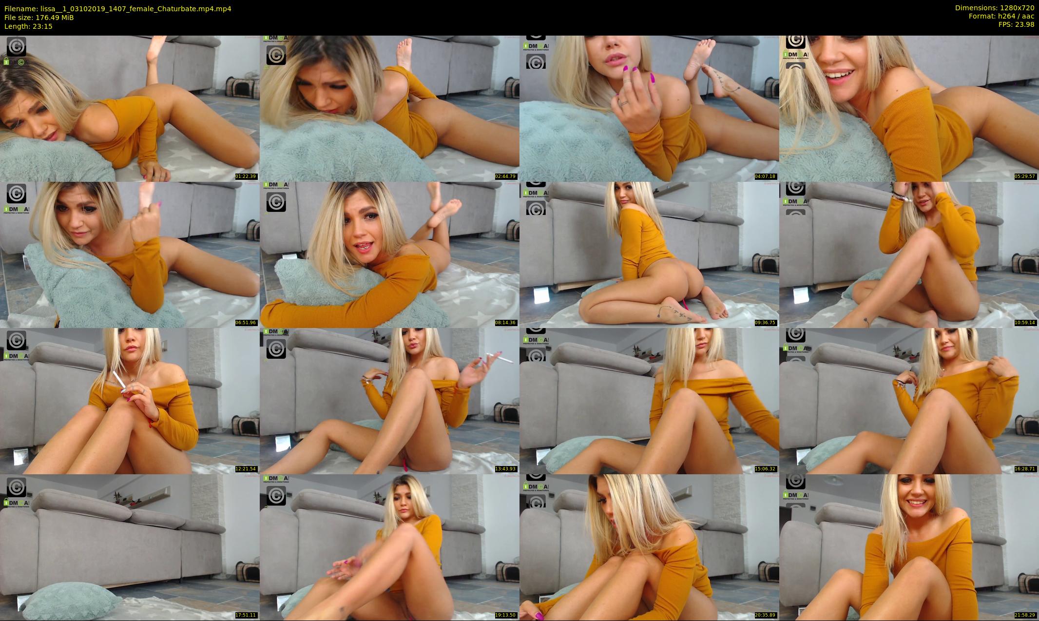 lissa__1 — 24 minute Chaturbate female cam show recording, 720p, Oct 3, 2019