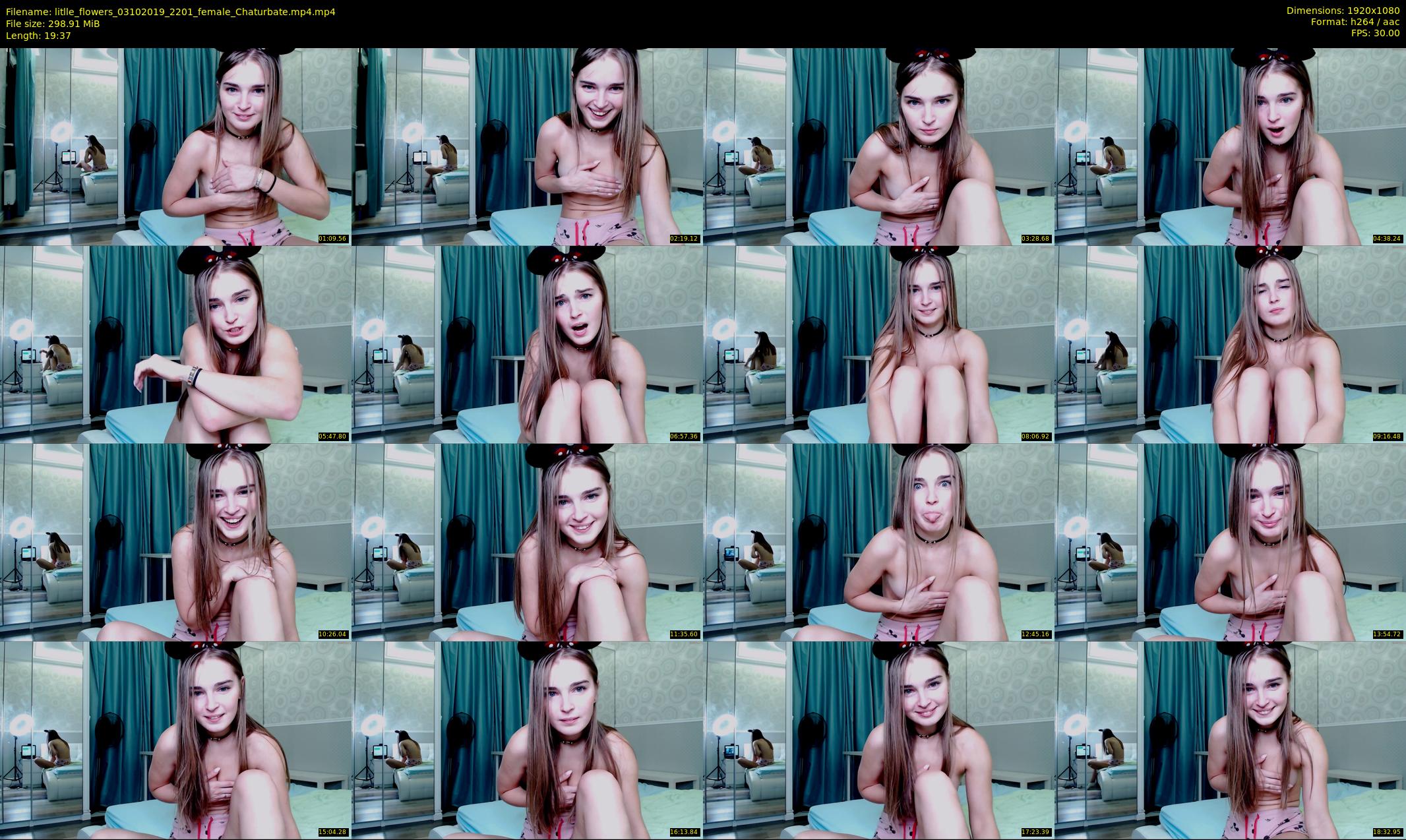 litlle_flowers — 20 minute Chaturbate female cam show recording, 1080p, Oct 3, 2019