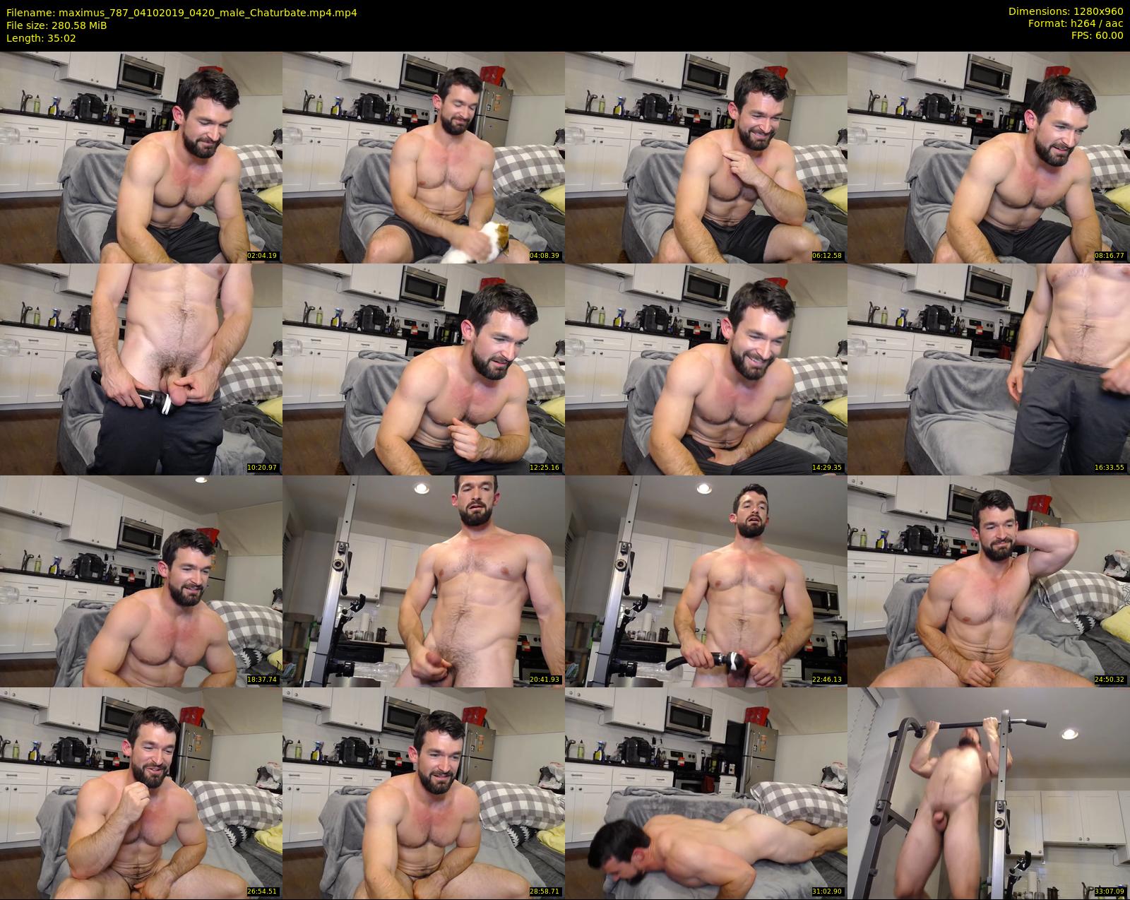maximus_787 — 36 minute Chaturbate male cam show recording, 720p, Oct 4, 2019