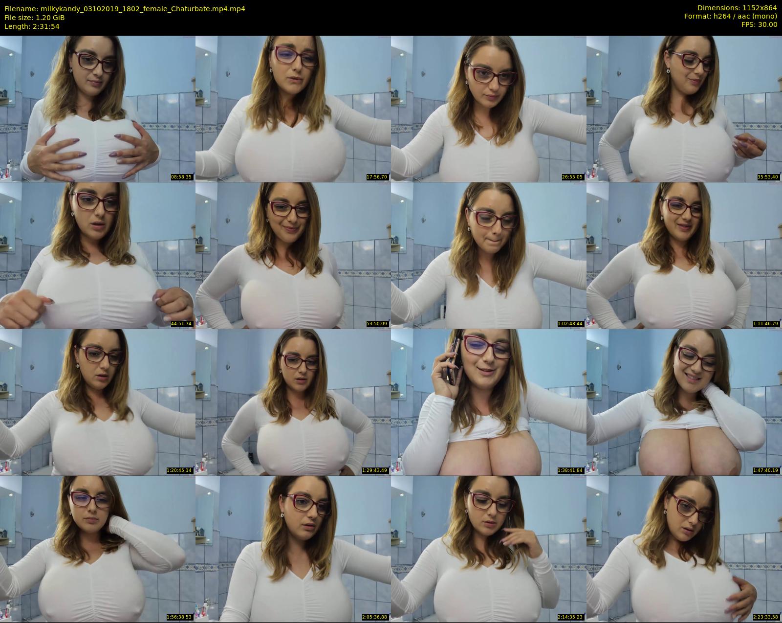 milkykandy — 152 minute Chaturbate female cam show recording, 720p, Oct 3, 2019