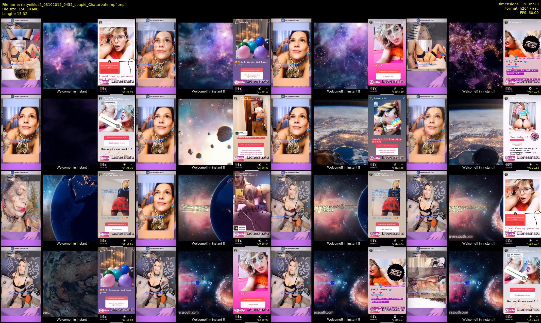 natyniklos2 — 16 minute Chaturbate couple cam show recording, 720p, Oct 3, 2019