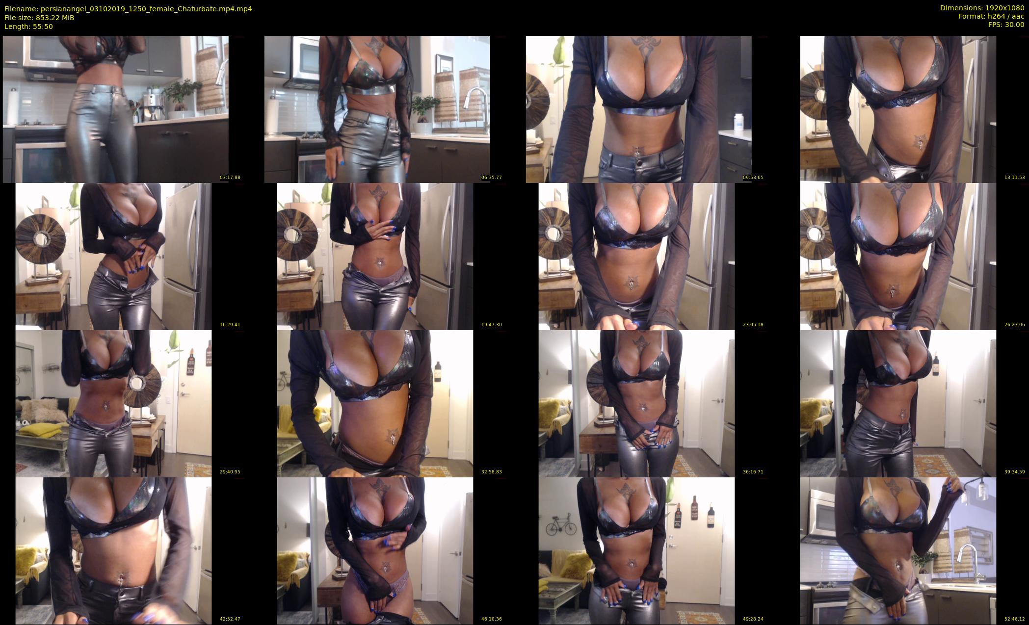 persianangel — 56 minute Chaturbate female cam show recording, 1080p, Oct 3, 2019