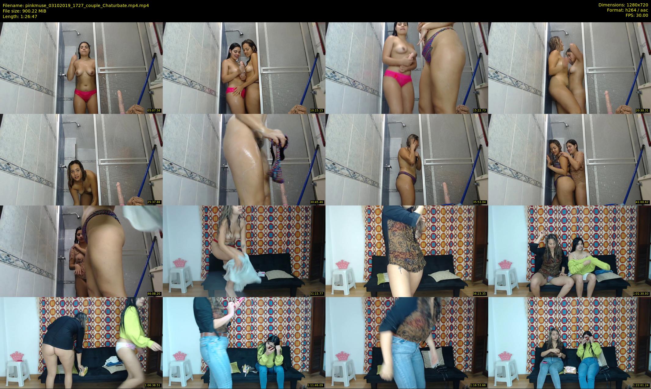 pinkmuse — 87 minute Chaturbate couple cam show recording, 720p, Oct 3, 2019