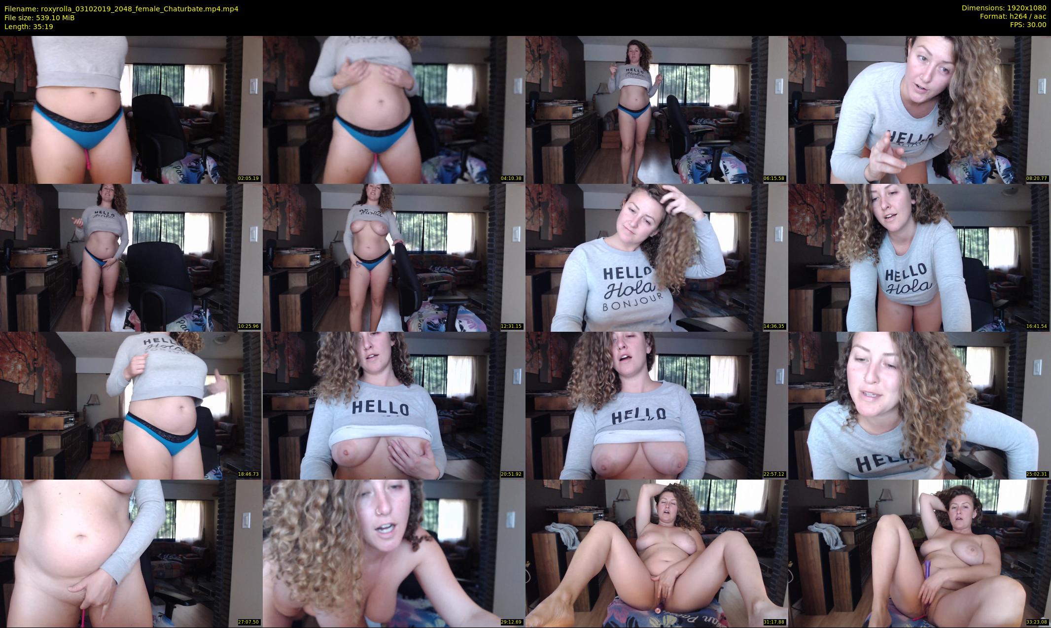 roxyrolla — 36 minute Chaturbate female cam show recording, 1080p, Oct 3, 2019