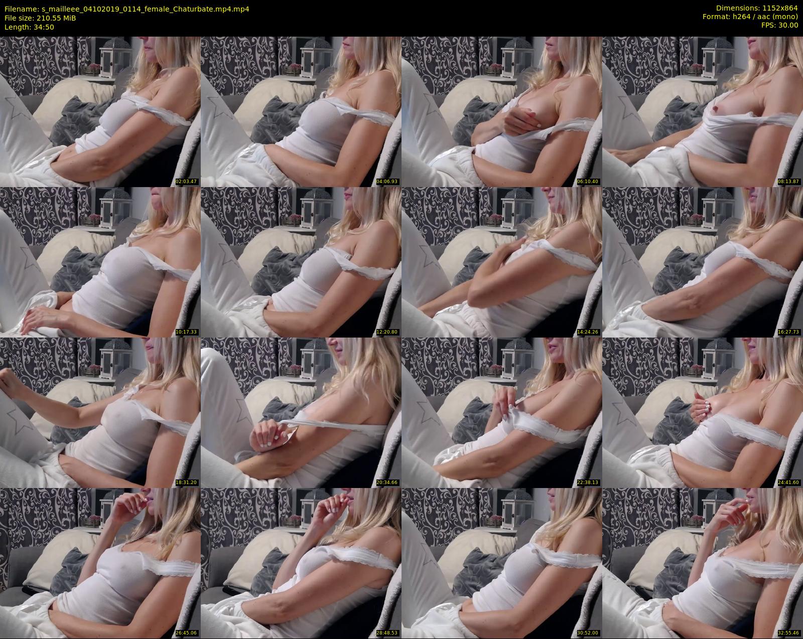 s_mailleee — 35 minute Chaturbate female cam show recording, 720p, Oct 4, 2019