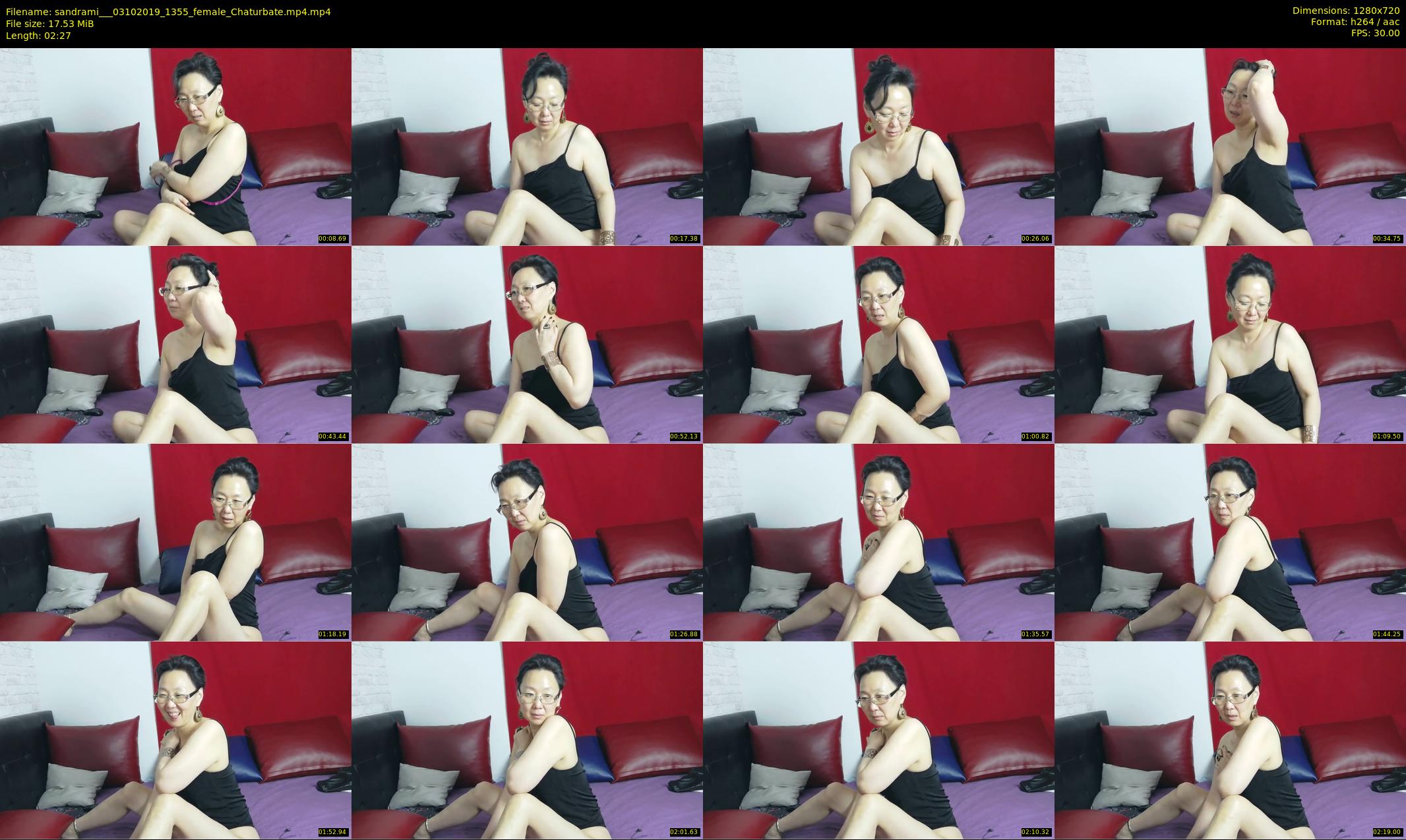 sandrami__ — 3 minute Chaturbate female cam show recording, 720p, Oct 3, 2019