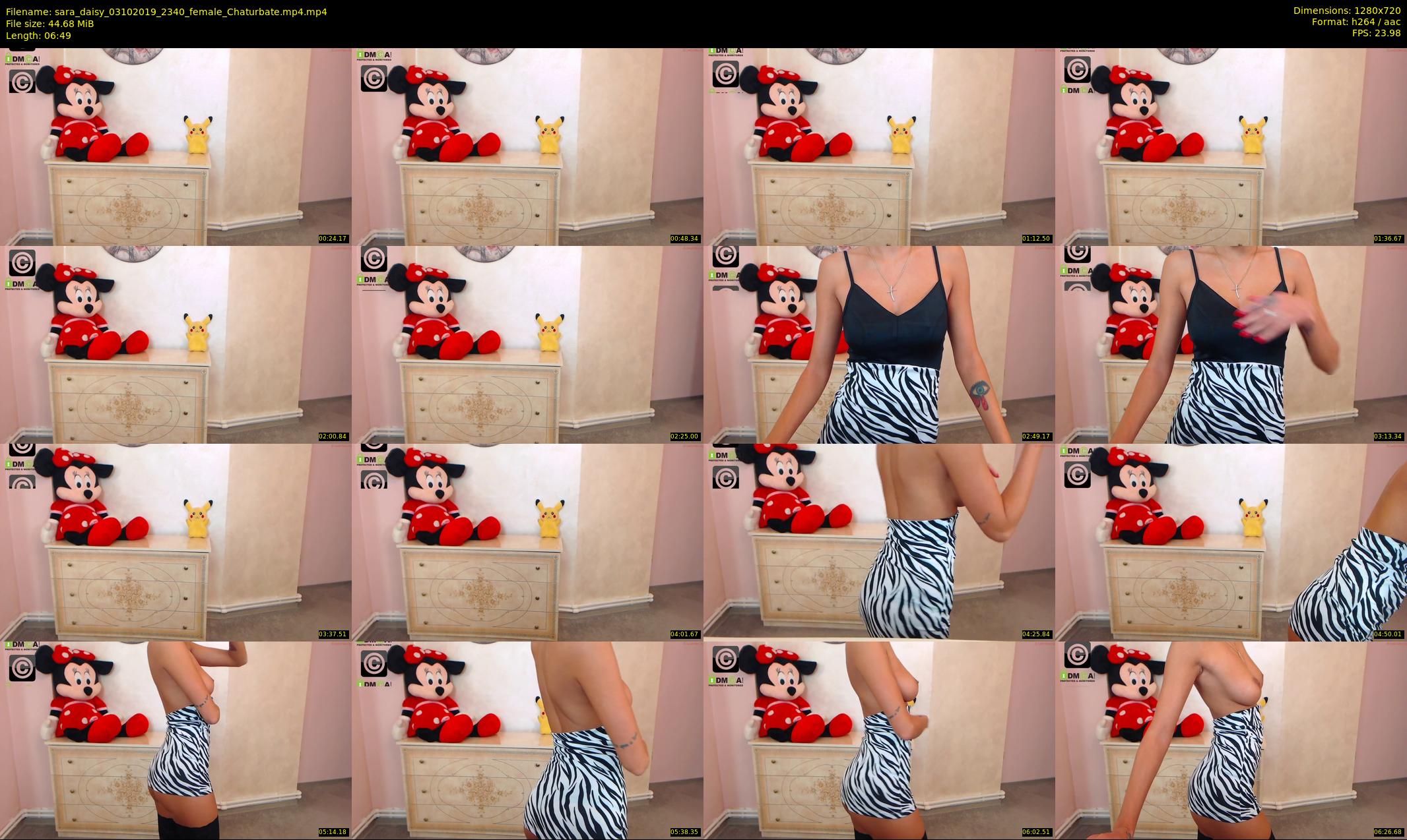 sara_daisy — 7 minute Chaturbate female cam show recording, 720p, Oct 3, 2019