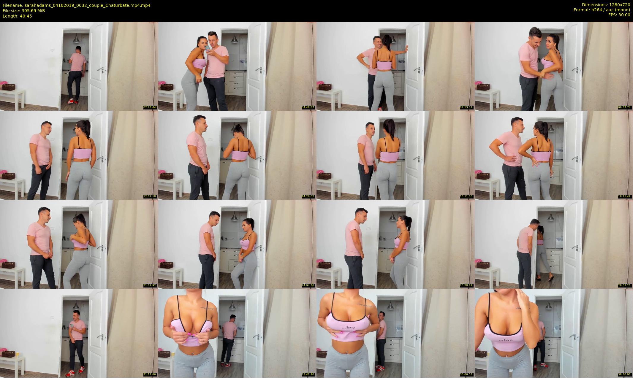 sarahadams — 41 minute Chaturbate female cam show recording, 720p, Oct 4, 2019