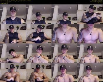 spartacozz — 70 minute Chaturbate male cam show recording, 720p, Oct 3, 2019