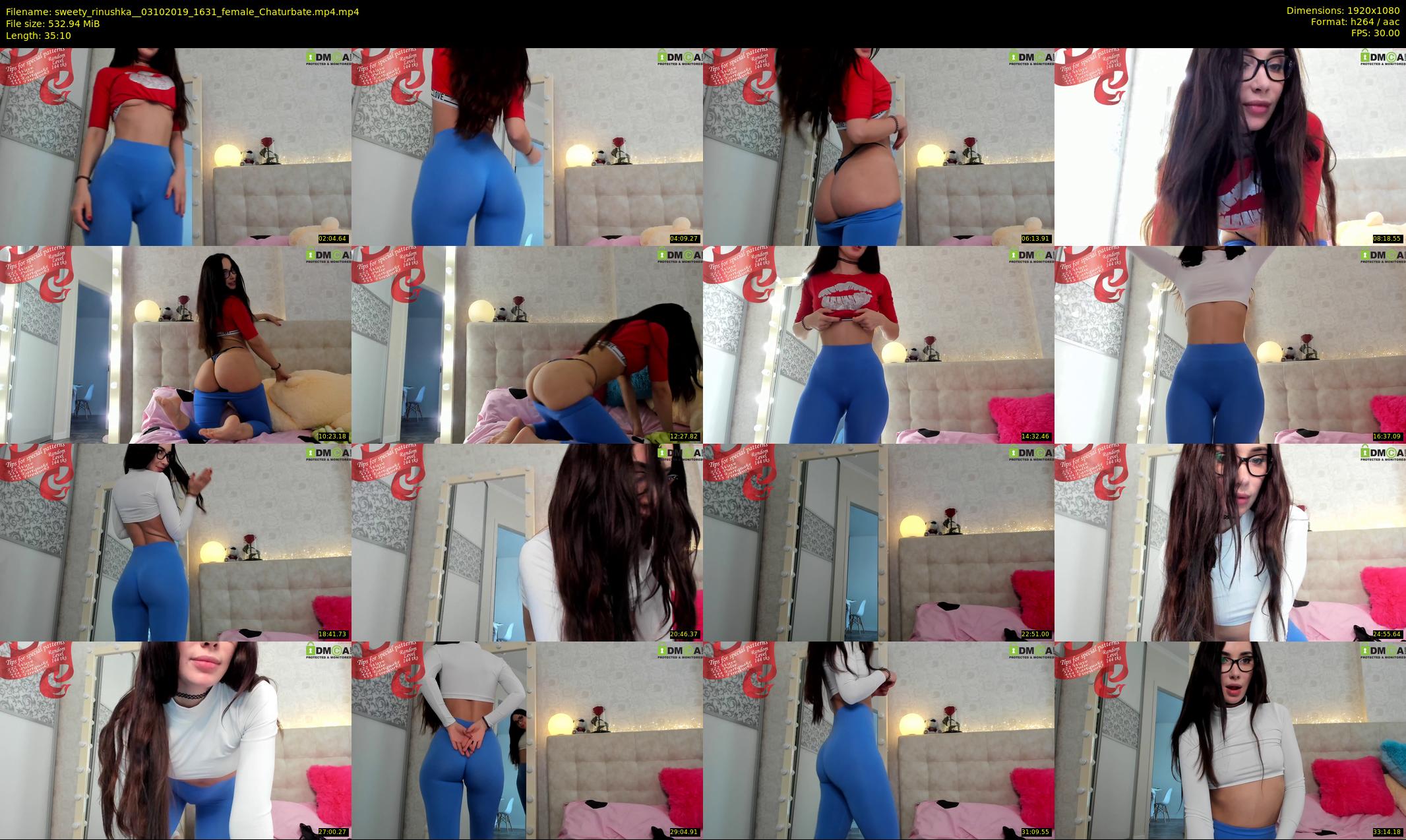 sweety_rinushka_ — 36 minute Chaturbate female cam show recording, 1080p, Oct 3, 2019
