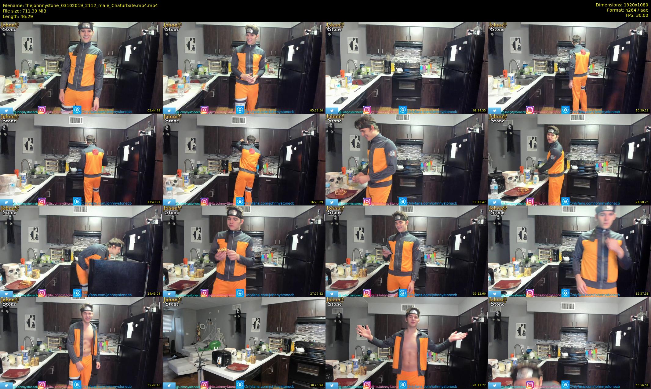 thejohnnystone — 47 minute Chaturbate male cam show recording, 1080p, Oct 3, 2019