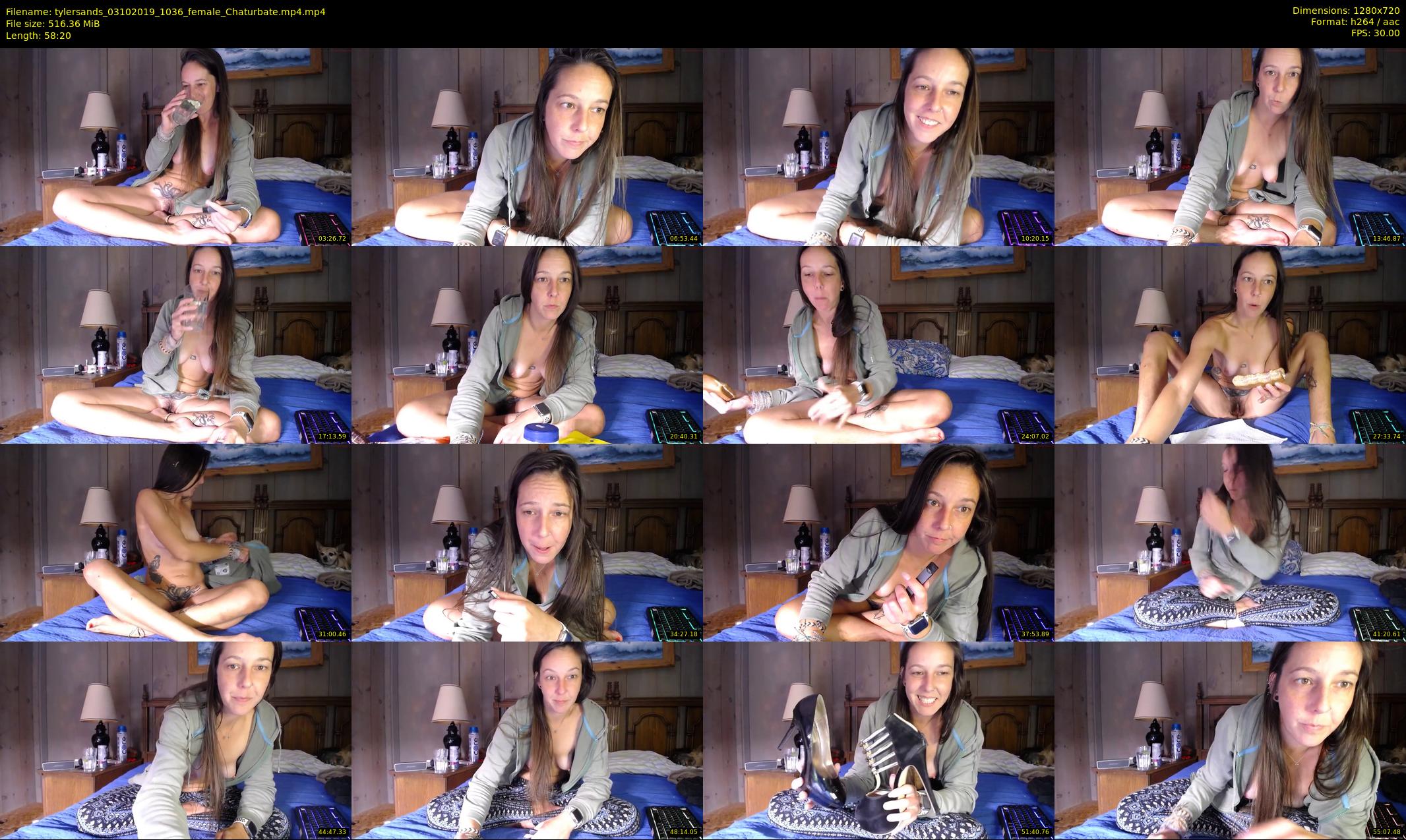 tylersands — 59 minute Chaturbate female cam show recording, 720p, Oct 3, 2019