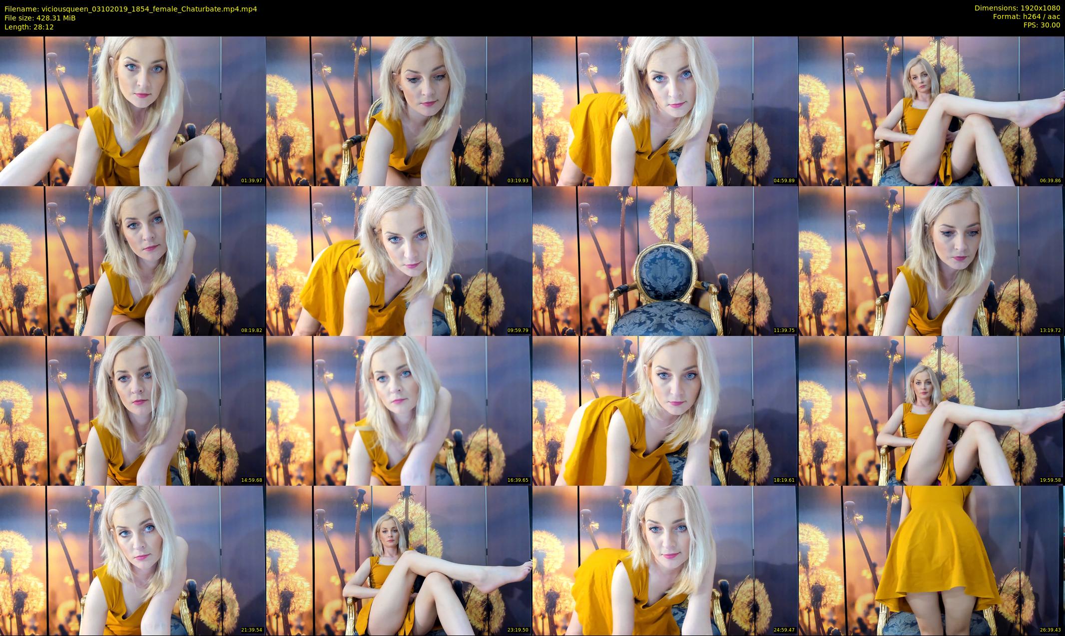 viciousqueen — 29 minute Chaturbate female cam show recording, 1080p, Oct 3, 2019