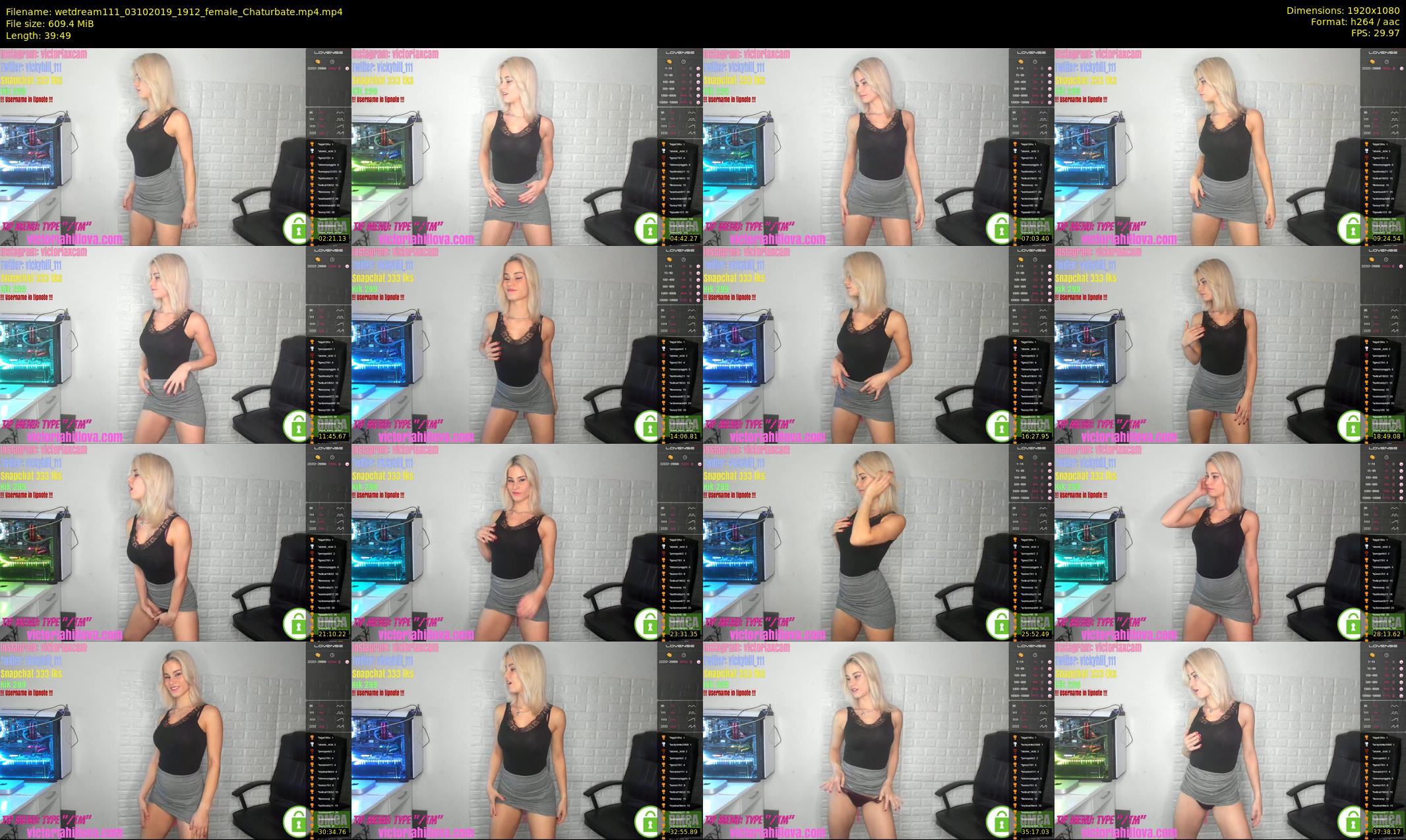 wetdream111 — 40 minute Chaturbate couple cam show recording, 1080p, Oct 3, 2019