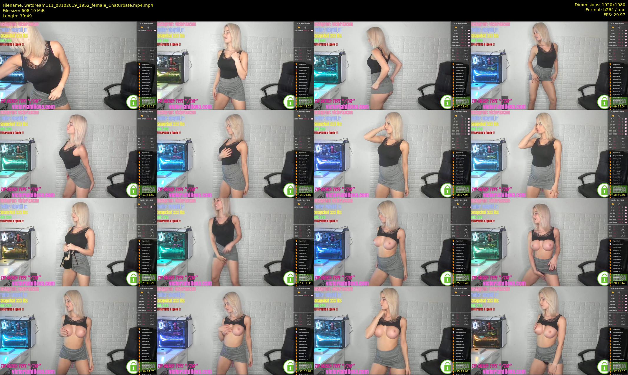 wetdream111 — 40 minute Chaturbate couple cam show recording, 1080p, Oct 3, 2019