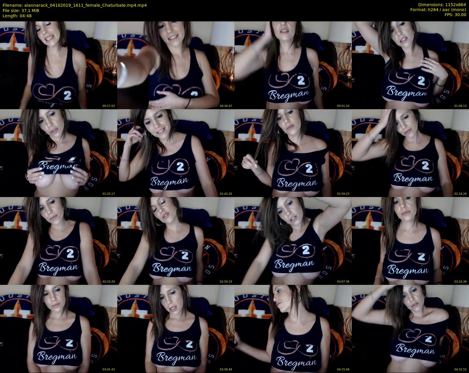 alannarack — 5 minute Chaturbate female cam show recording, 720p, Oct 4, 2019