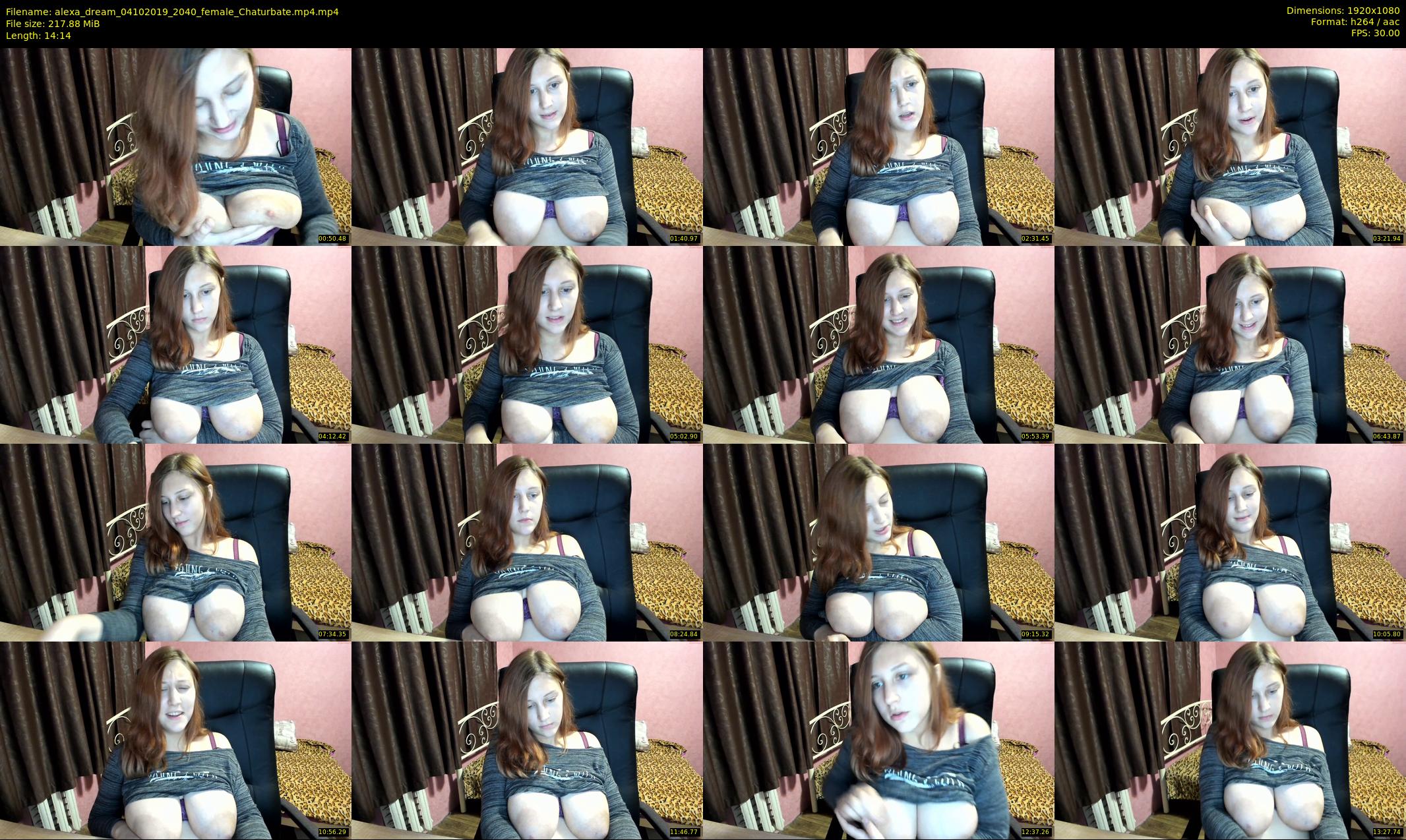 alexa_dream — 15 minute Chaturbate female cam show recording, 1080p, Oct 4, 2019