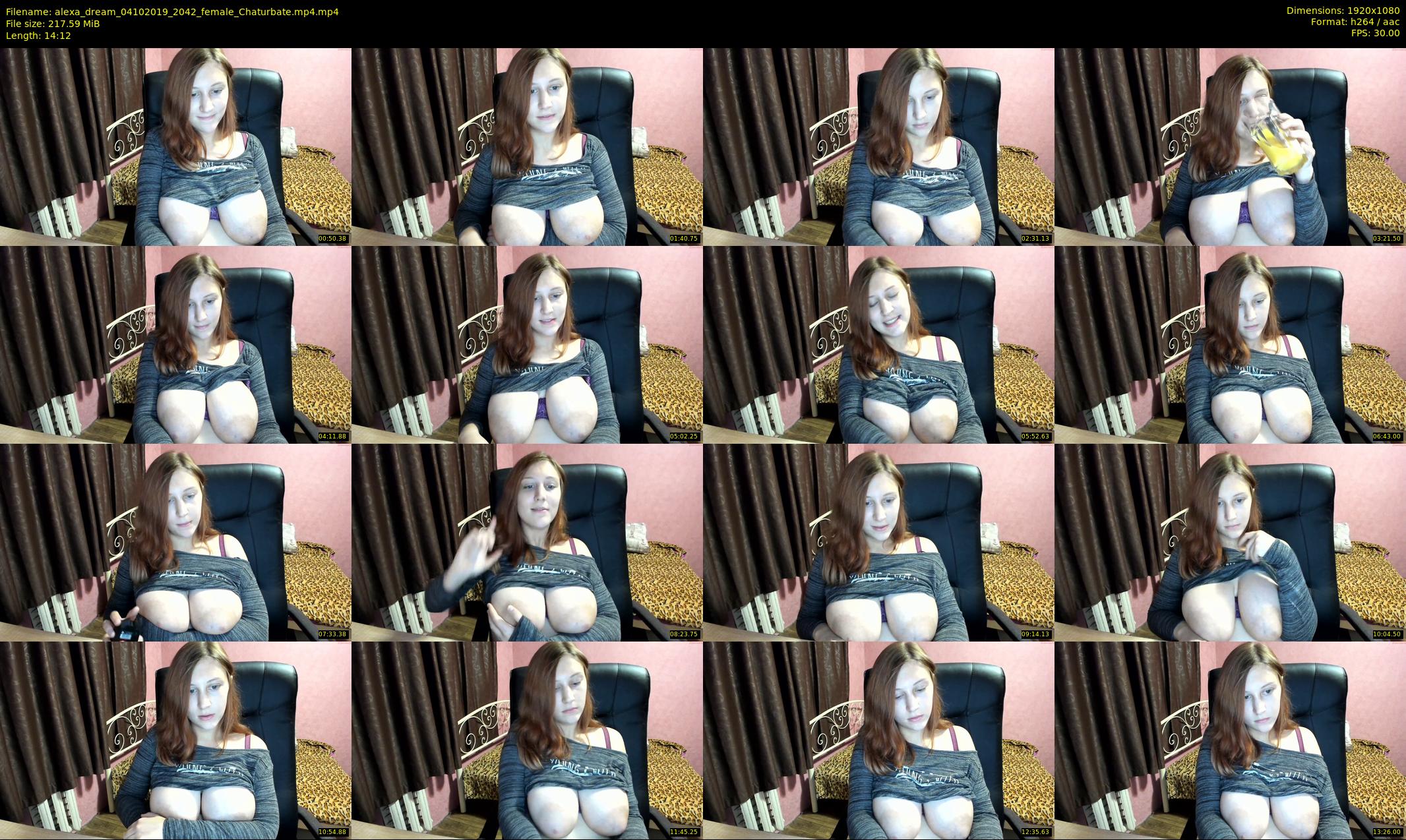 alexa_dream — 15 minute Chaturbate female cam show recording, 1080p, Oct 4, 2019
