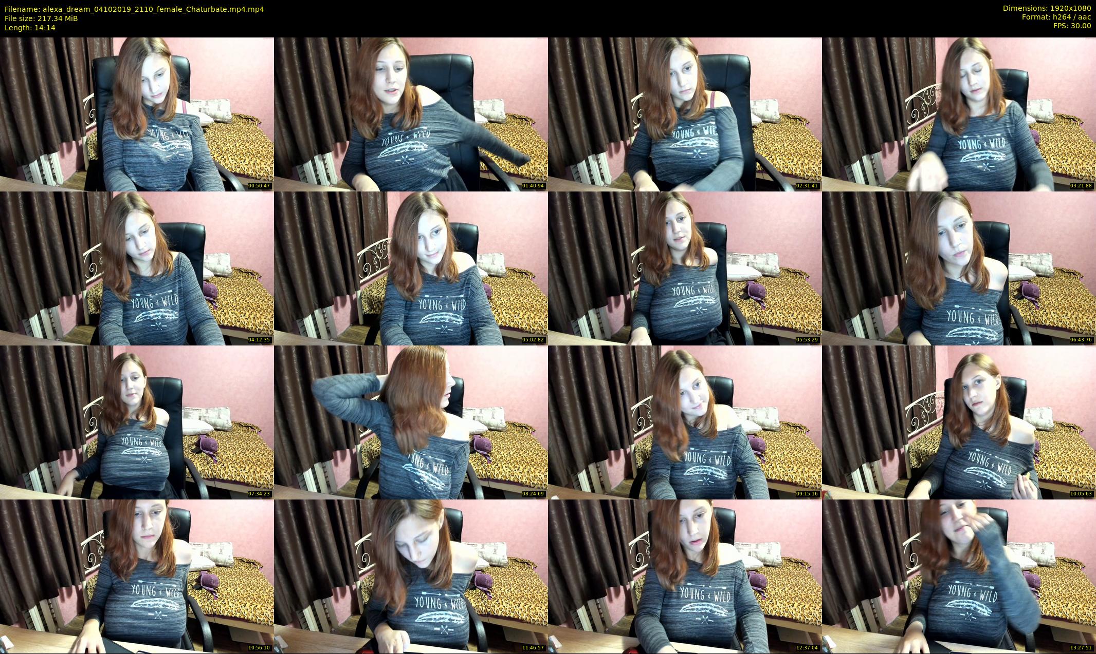 alexa_dream — 15 minute Chaturbate female cam show recording, 1080p, Oct 4, 2019